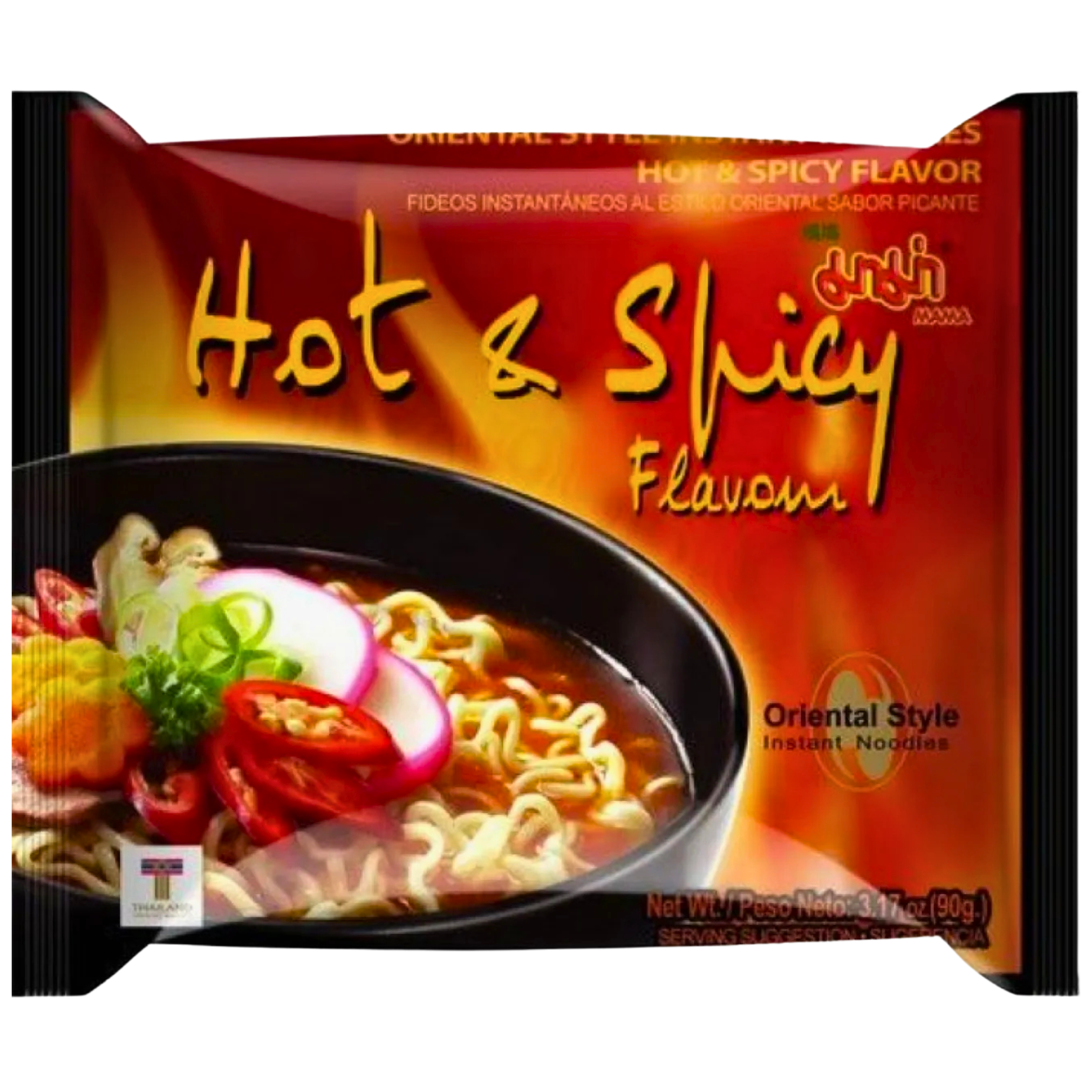Mama Instant Nudelsuppe Hot&Spicy scharf gewürzt 90g