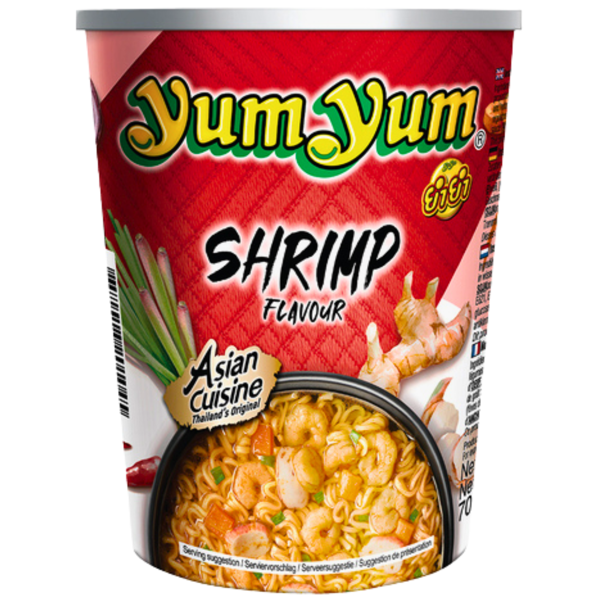 YumYum Cup Nudelsuppe mit Garnelengeschmack 70g