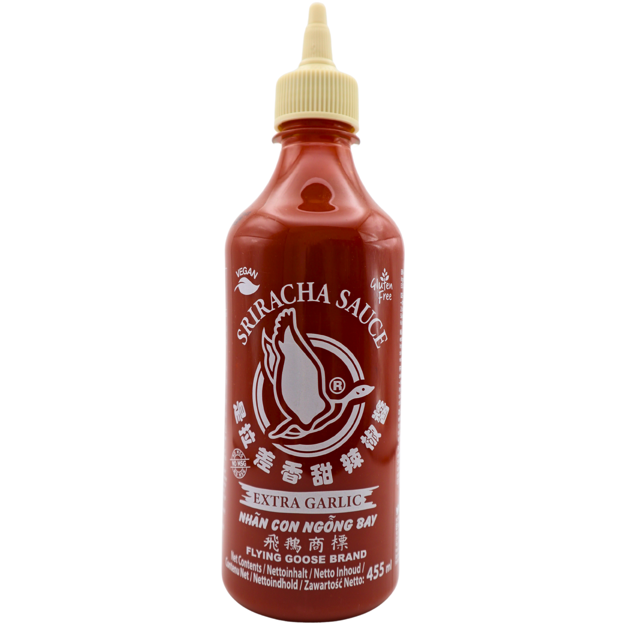 FLYING GOOSE Sriracha Chilisauce - mit Knoblauch 455ml