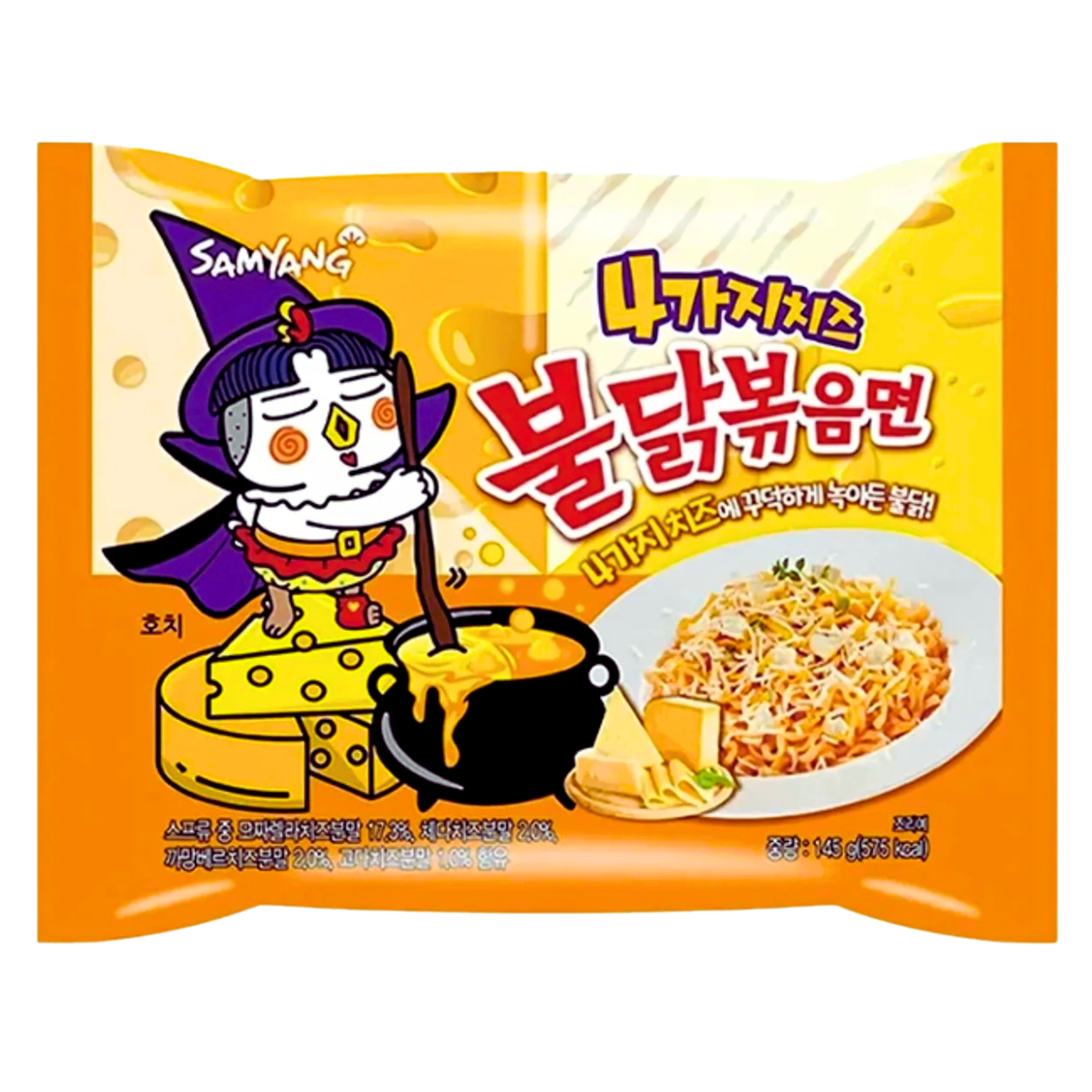 Samyang Buldak Quattro Cheese Ramen (Limiterte Edition) 145g