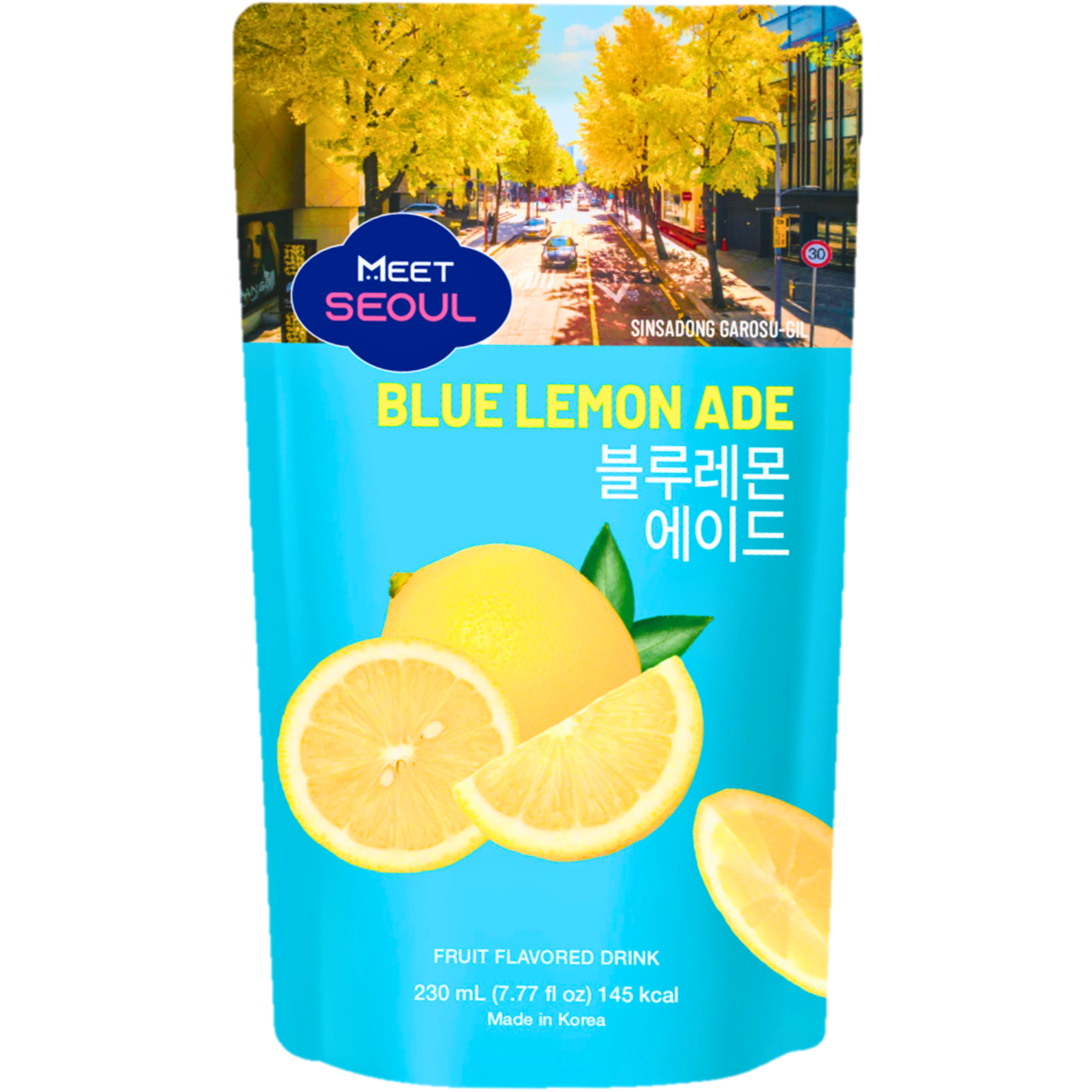 Meet Seoul Ade Beutelgetränke Blaue Lemonade 230ml