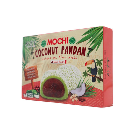 BAMBOO HOUSE Taiwan Mochi - Kokosnuss Pandan, Rote Bohne 180g