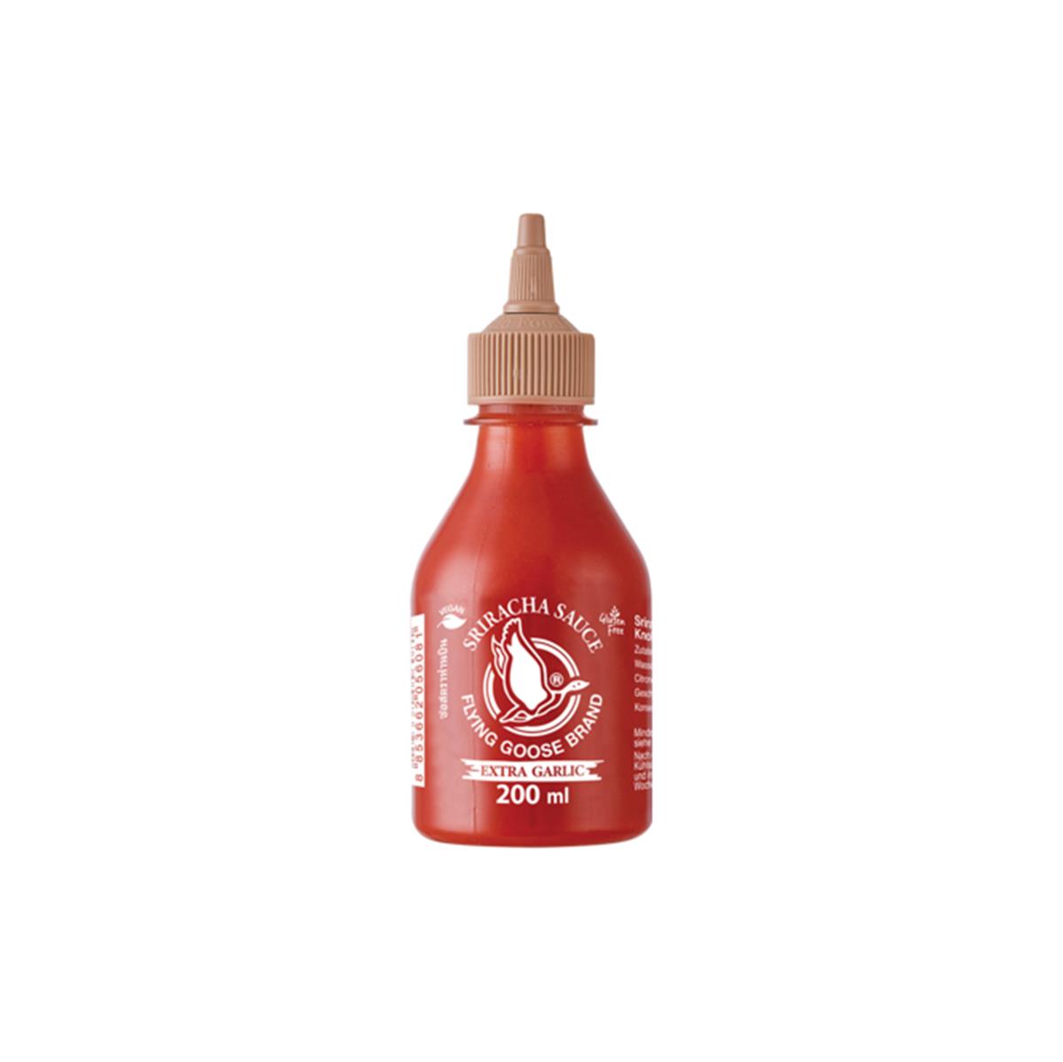 FLYING GOOSE Sriracha Chilisauce - Knoblauch 200ml