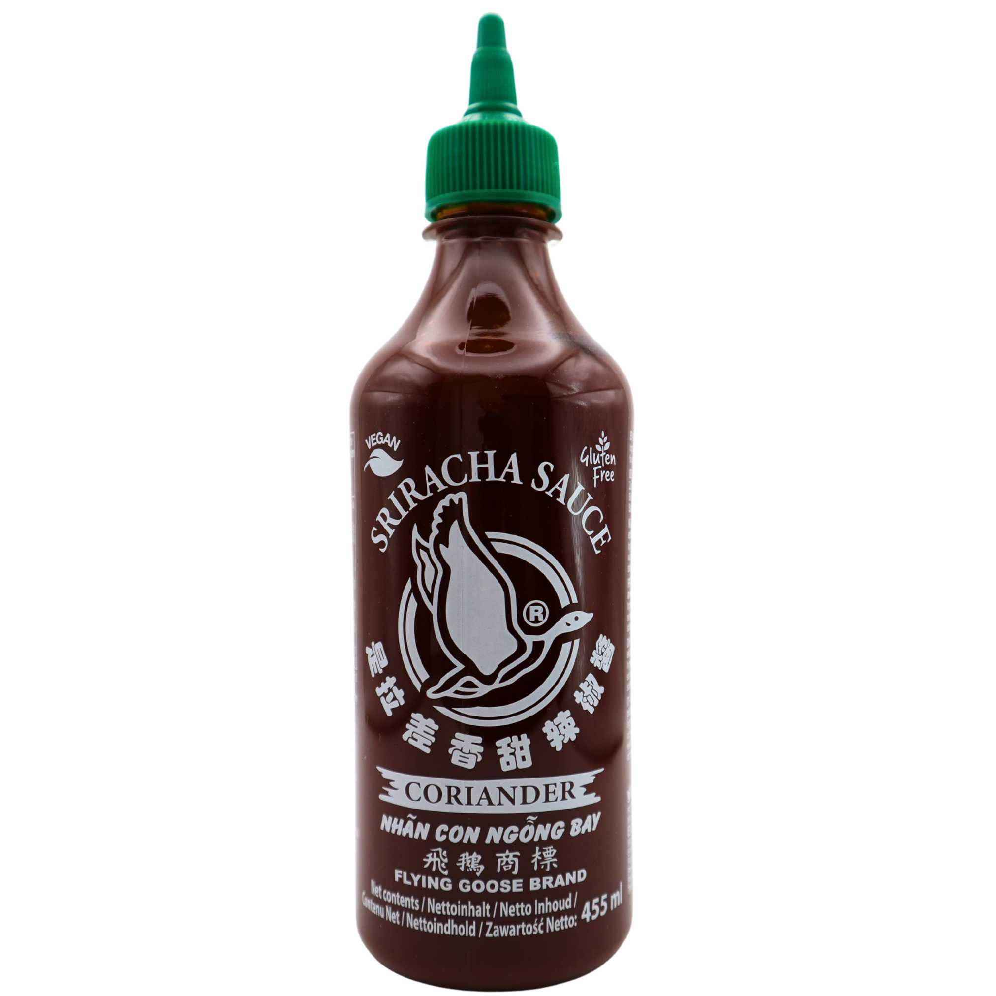 FLYING GOOSE Sriracha Chilisauce mit Koriandergeschmack 455ml