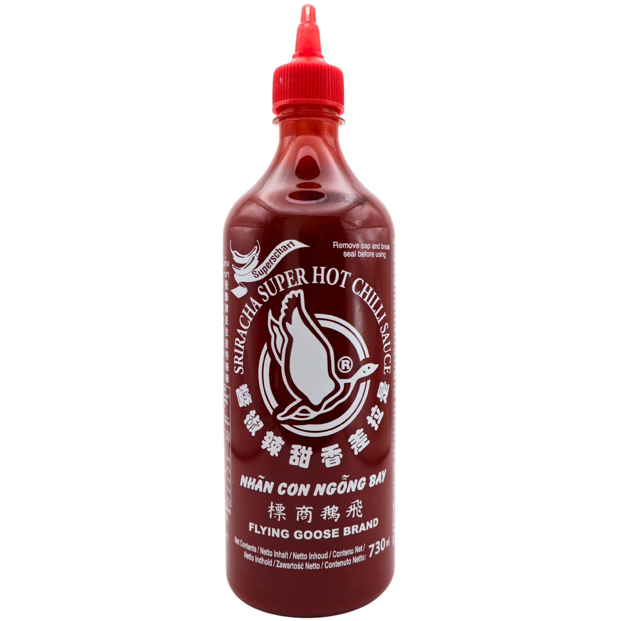 FLYING GOOSE Sriracha superscharfe Chilisauce - 730ml