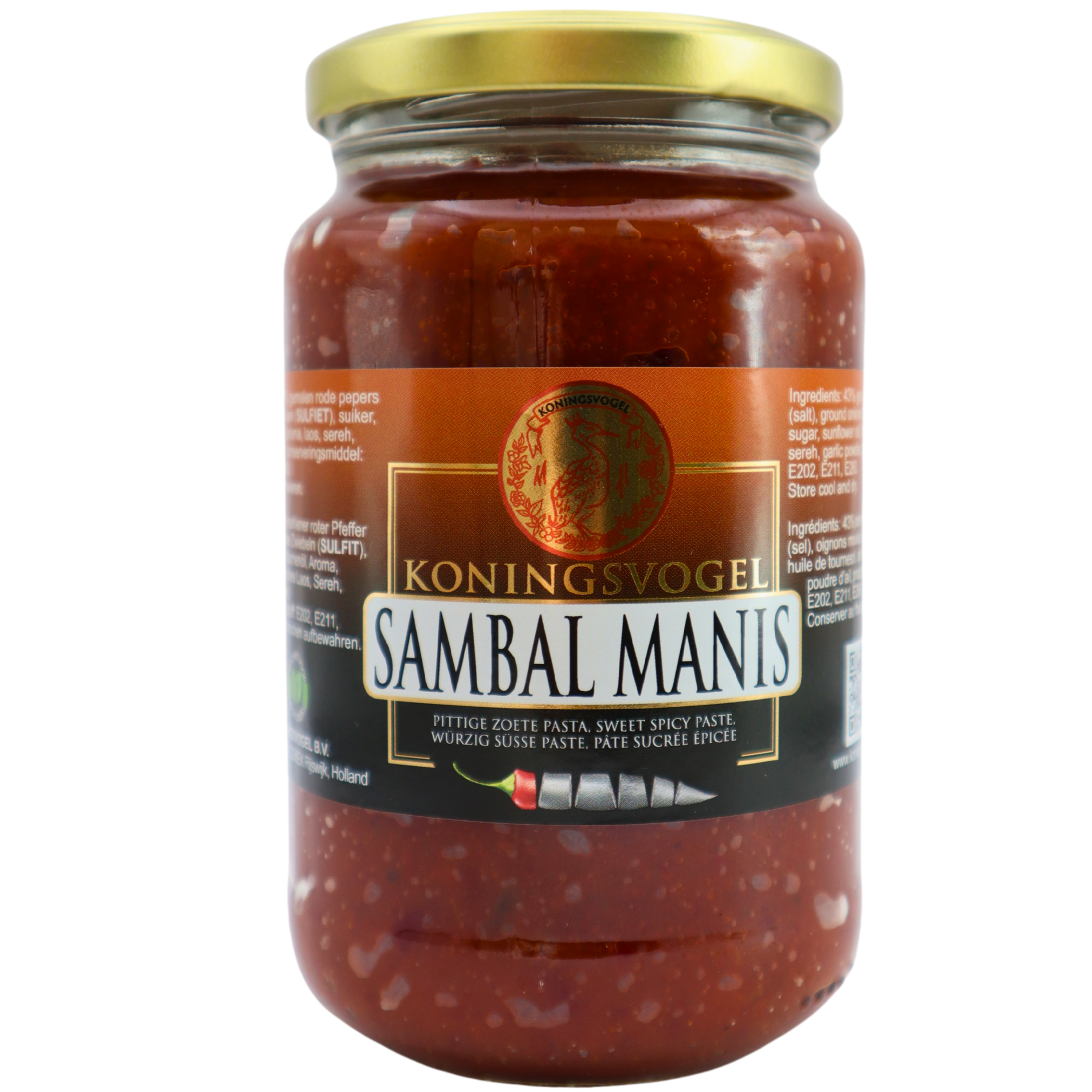 KONINGSVOGEL Sambal Manis Süße Chili Paste 375g