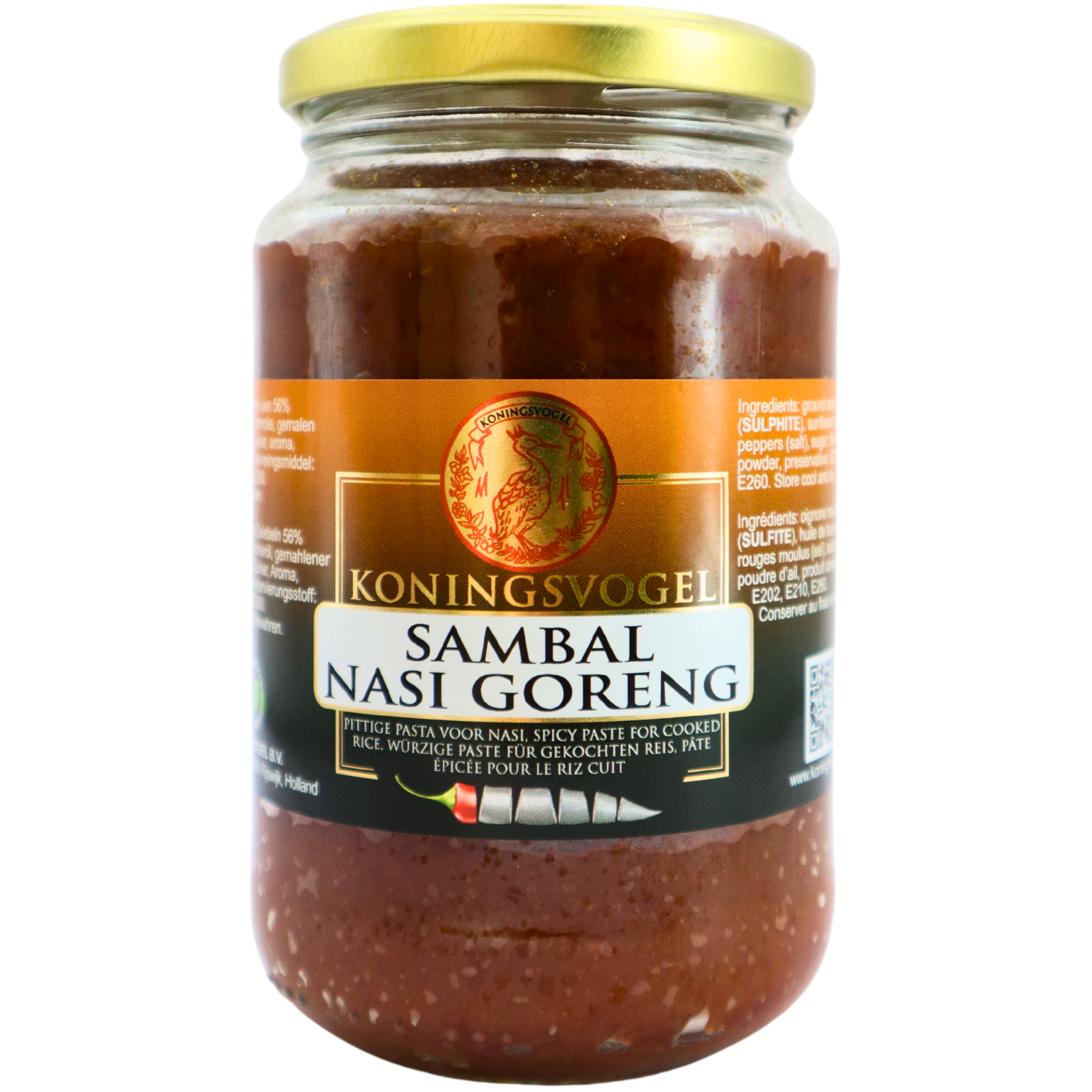 KONINGSVOGEL Sambal Nasi Goreng würzige Sauce für gekochten Reis 360g