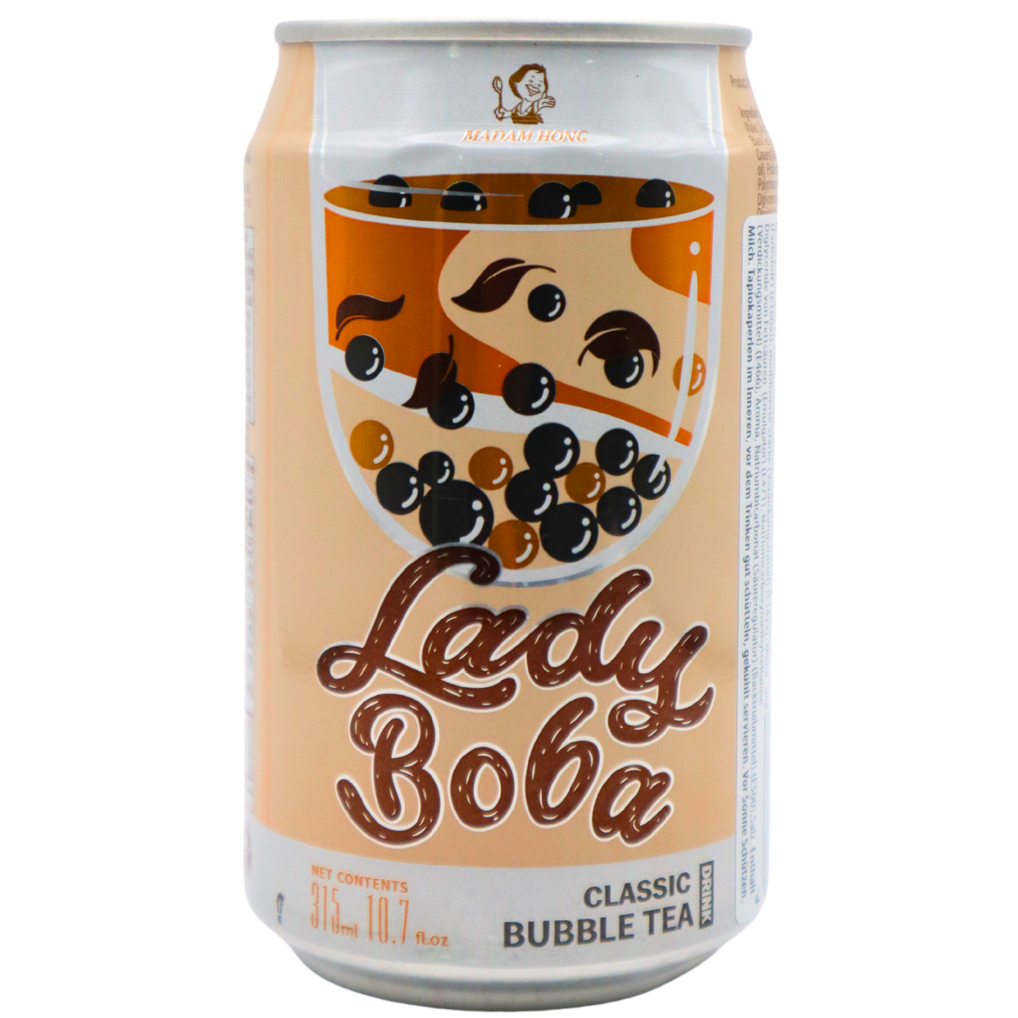 Lady Boba Bubble Milk Tea Classic mit Tapiokaperlen 315ml