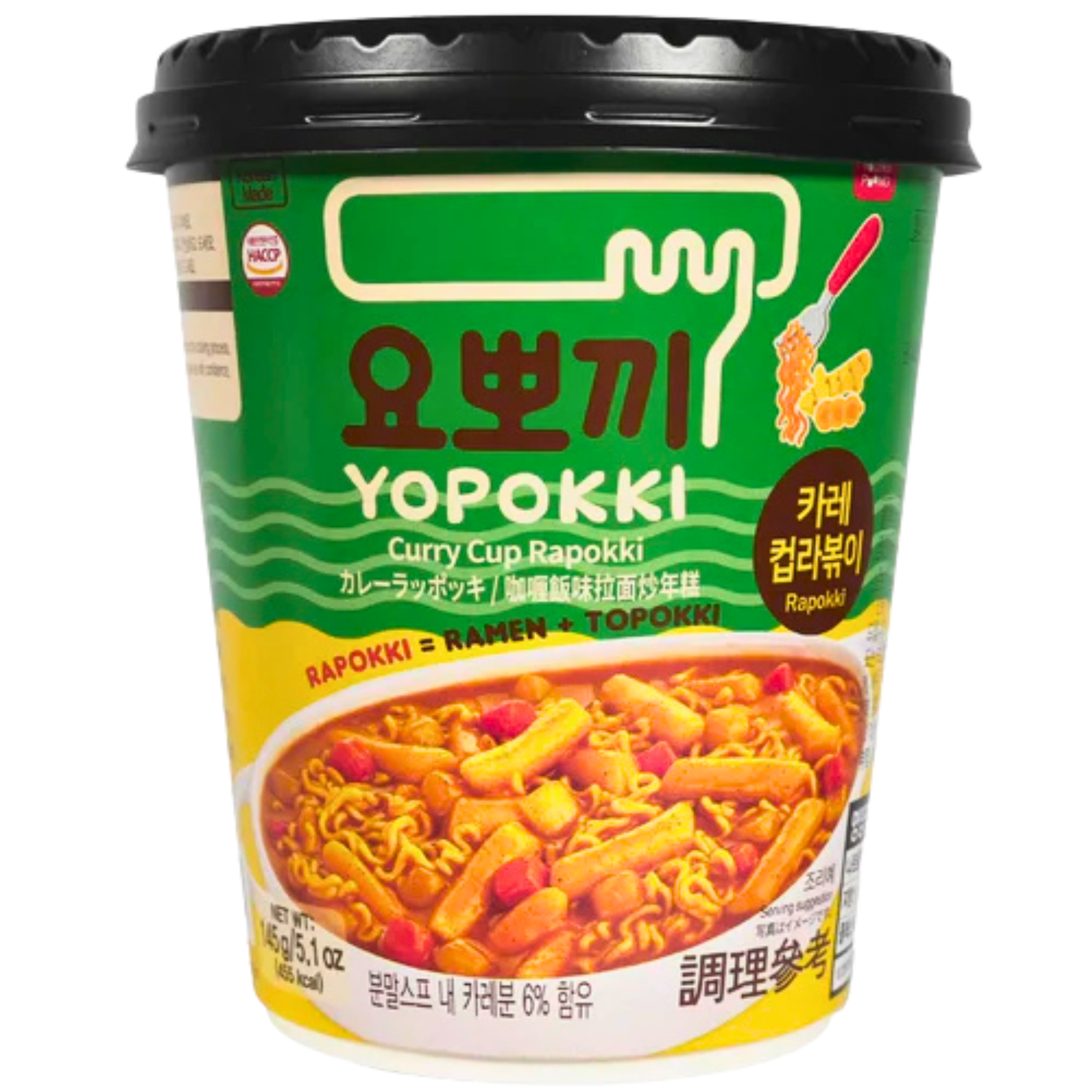Yopokki Rabokki Curry Reiskuchen 145g
