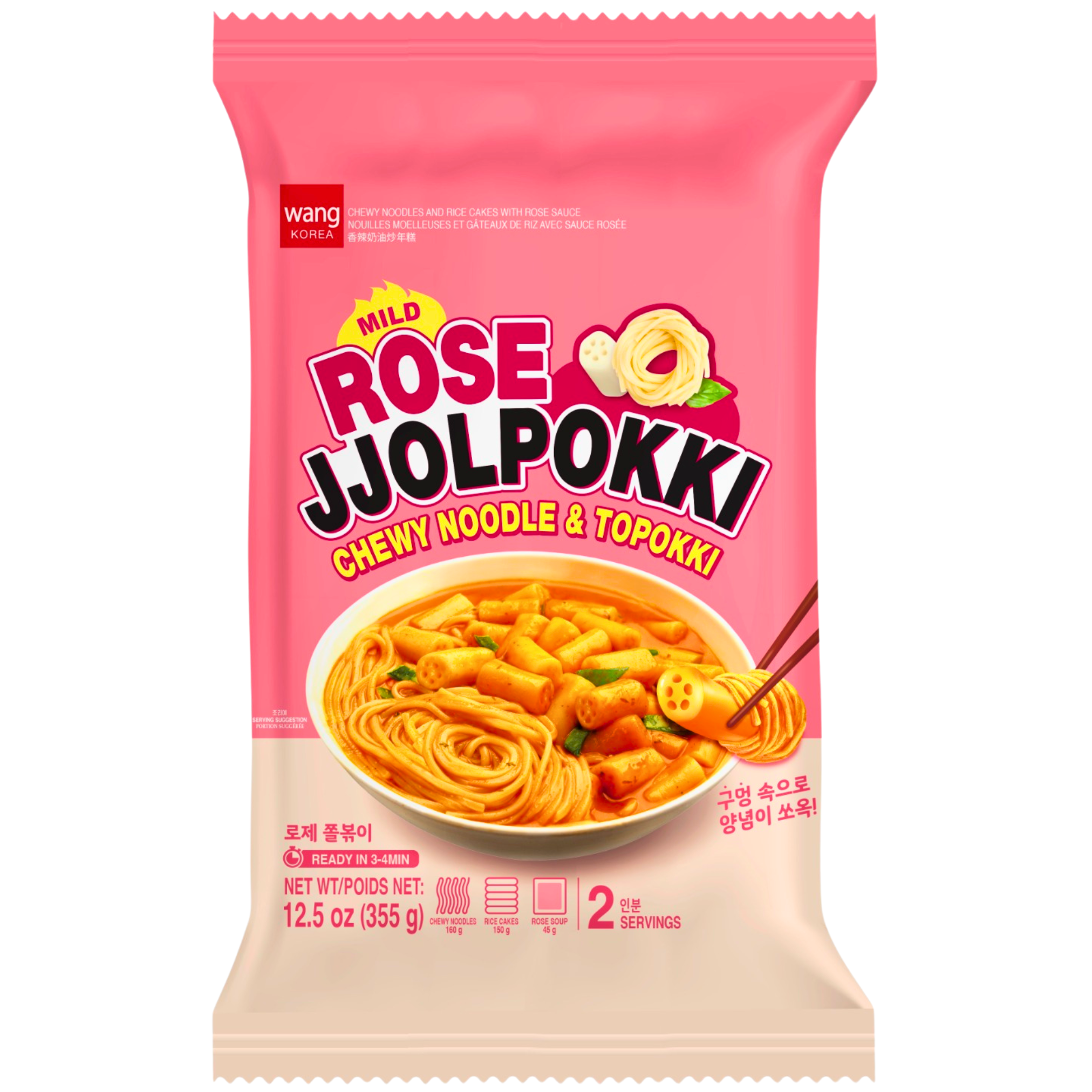 Wang Nudeln und Reiskuchen in Rosé 355 g
