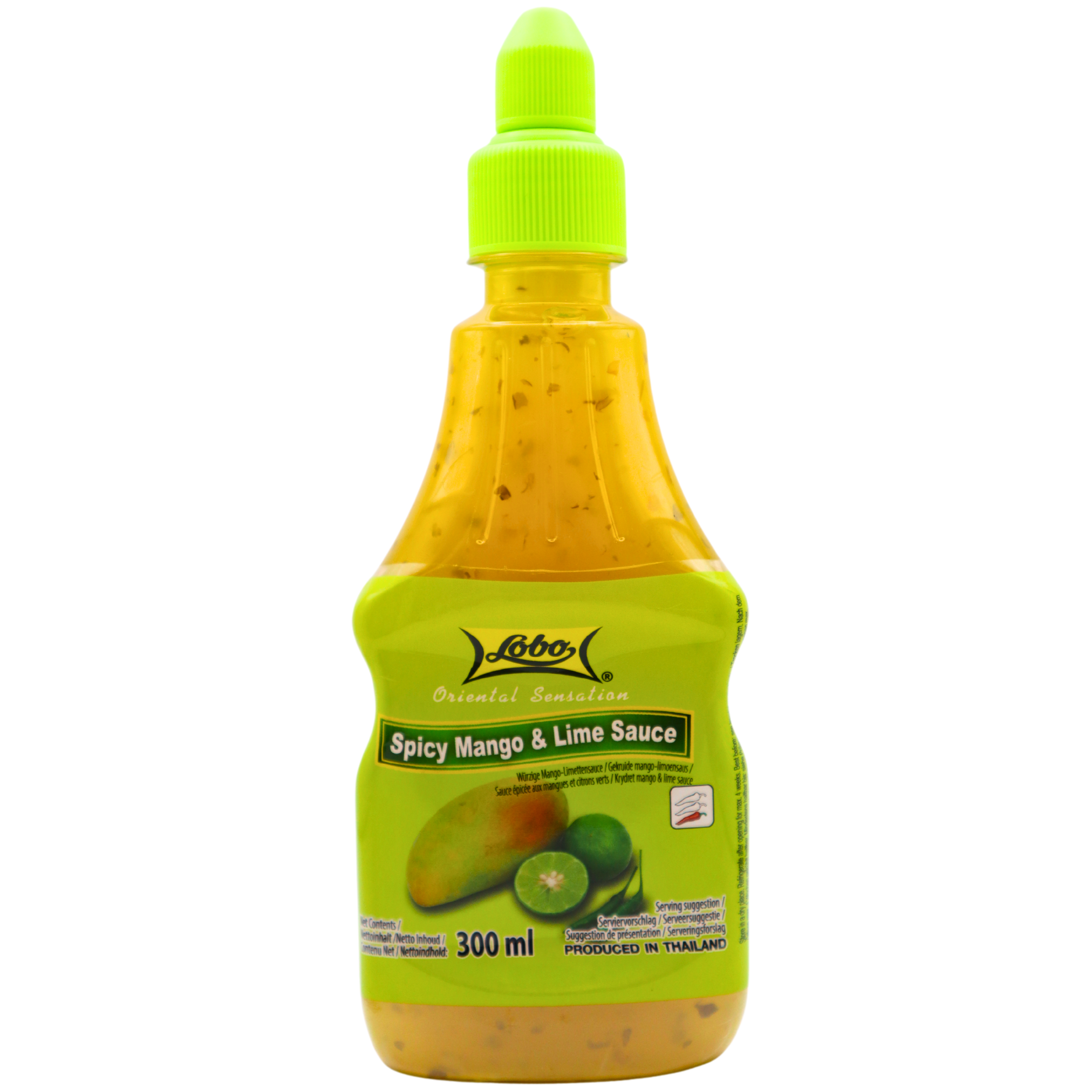 LOBO Spicy Mango & Lime Sauce würzige Mango-Limettensauce 300ml