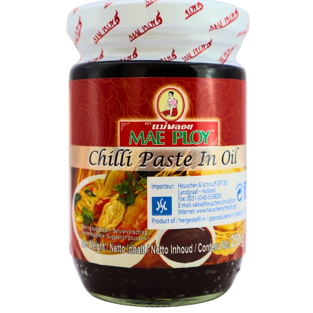 Ploy Mae Ploy Chili Paste in Öl Nam Phrik Paste 250g