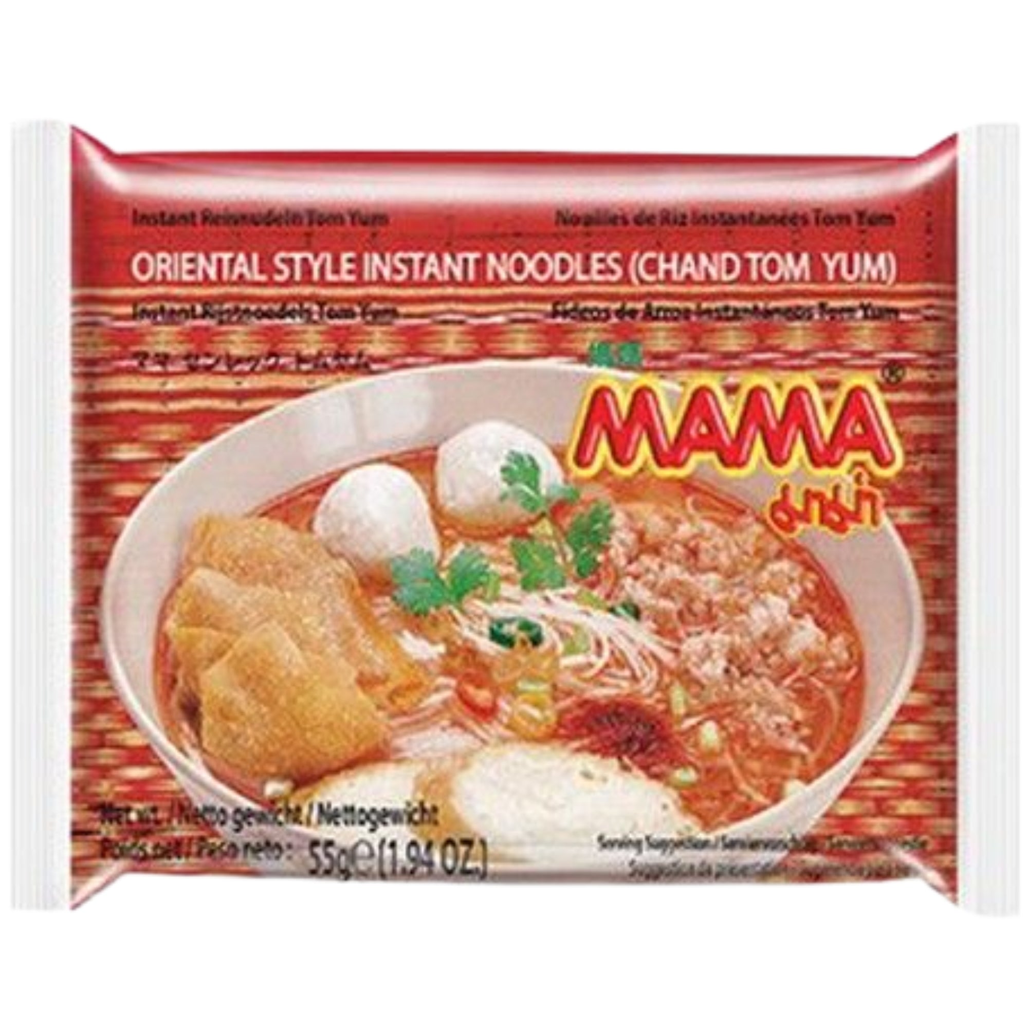 Mama Instant Nudelsuppe Reisnudeln Tom Yum 55g
