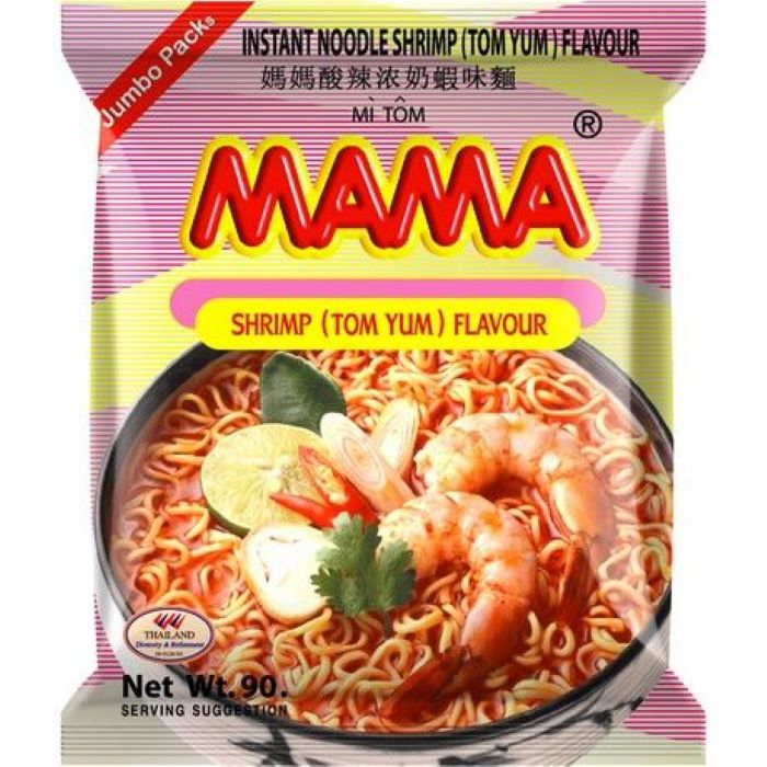 Mama Instant Nudelsuppe Garnelen Tom Yum Shrimp 90g
