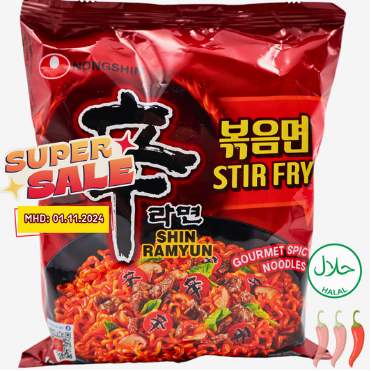 NONGSHIM Instant Ramen - Shin Ramyun Stir Fry scharf 131g