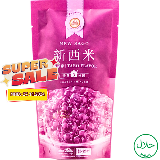 WU FU YUAN Tapioka Bubble Tee Perlen Taro 250g