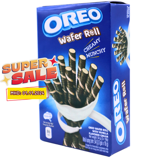 OREO WAFER ROLL mit Vanillenfüllung 54g