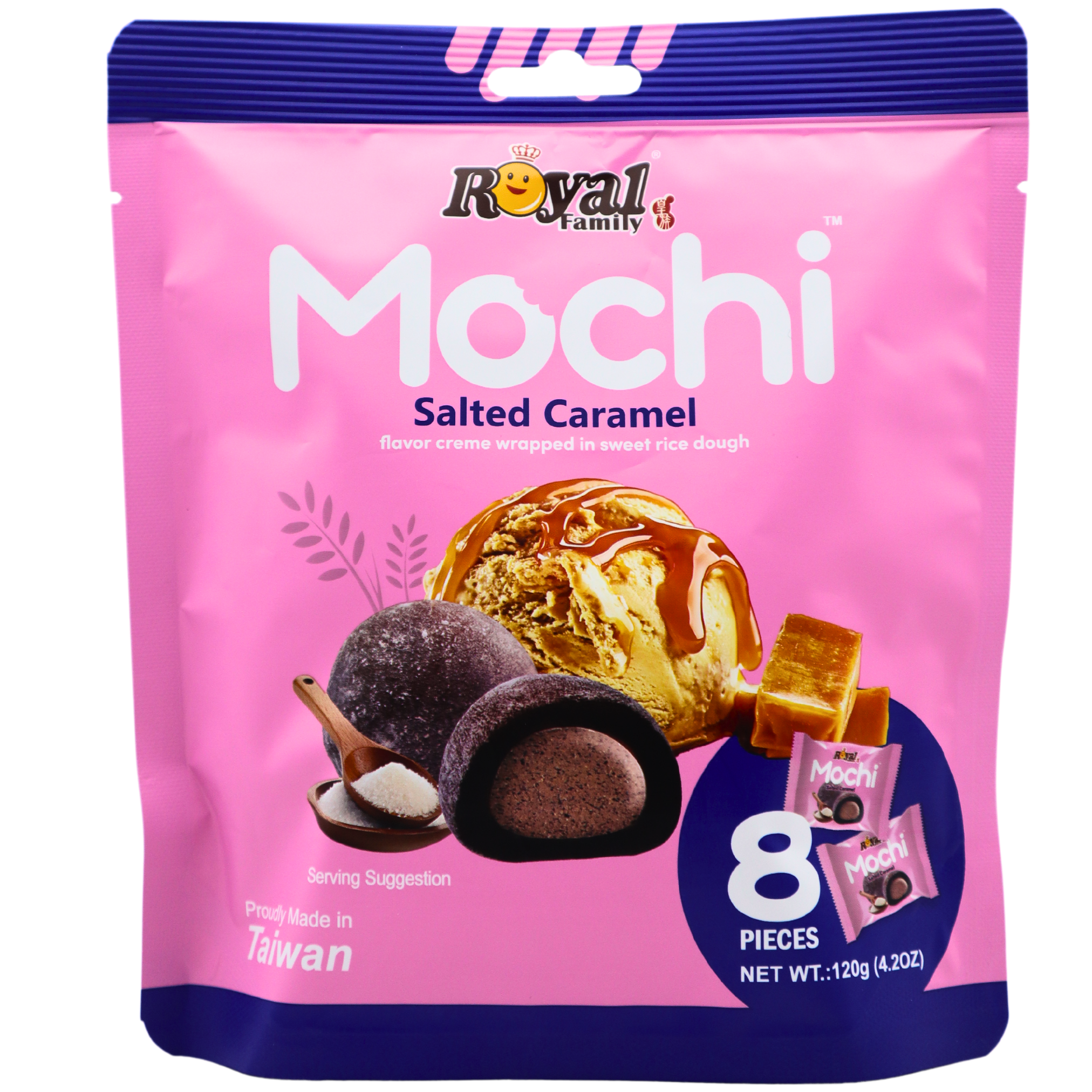 ROYAL FAMILY Mochi Salted Caramel 120g