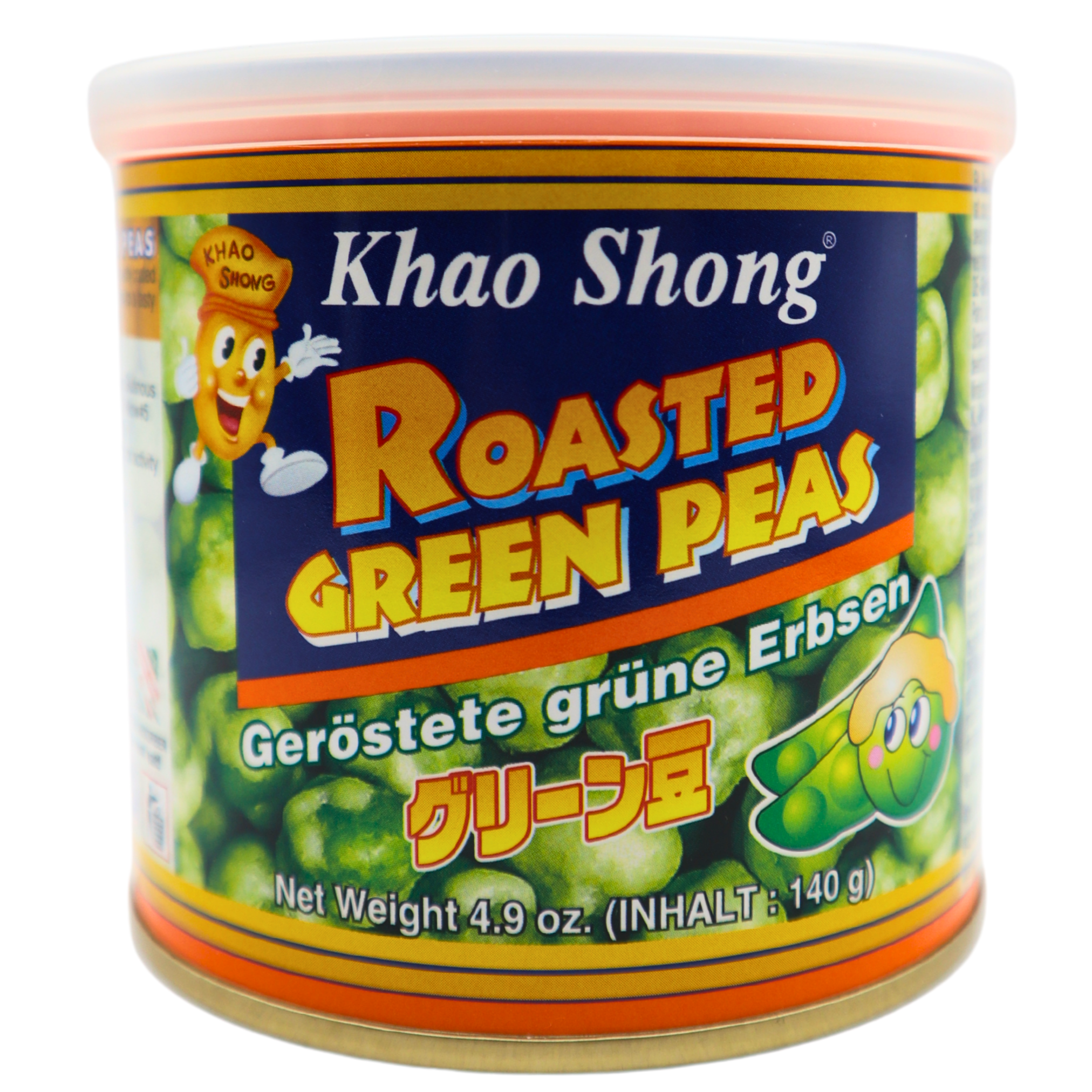 KHAO SHONG Geröstete Grüne Erbsen 140g