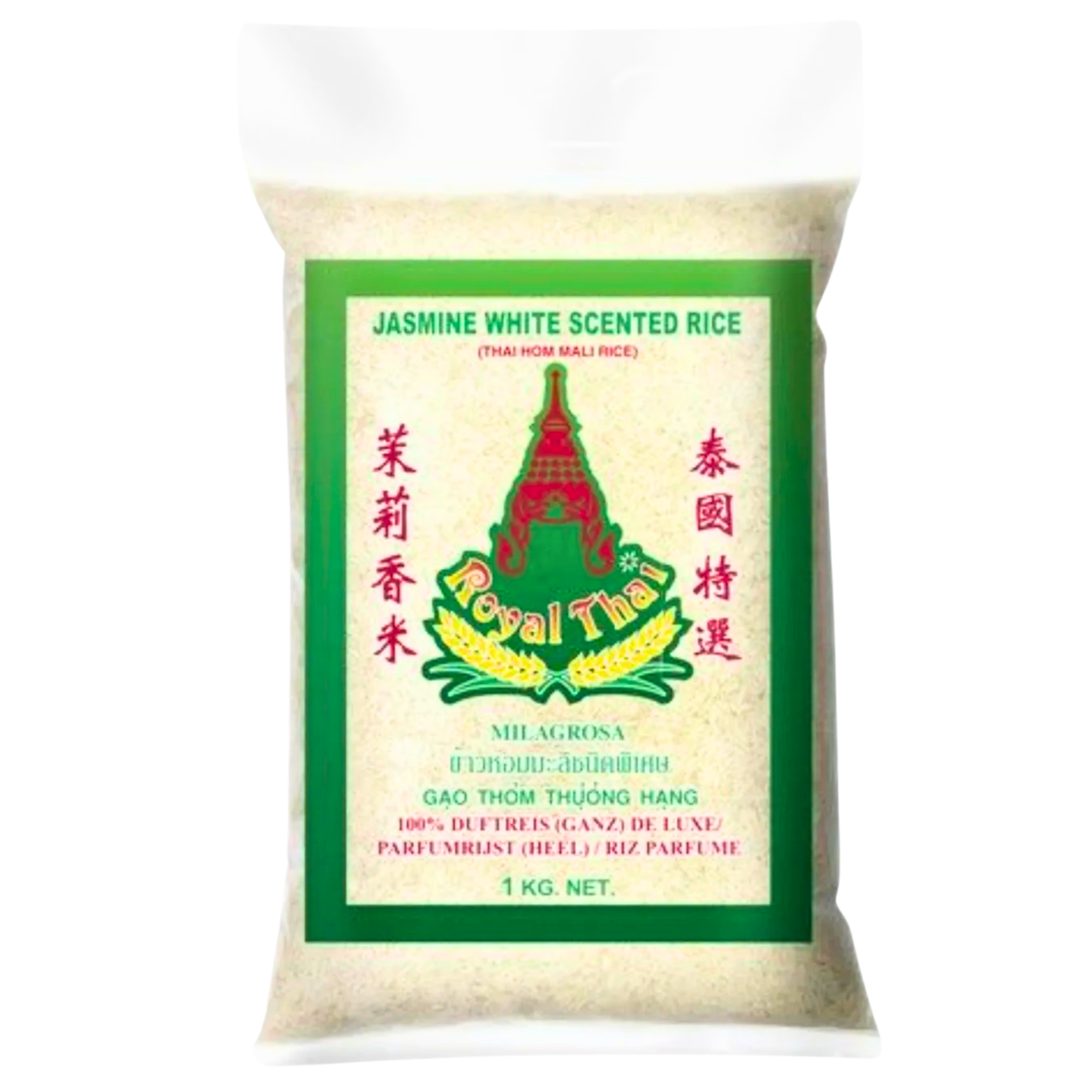 Royal Thai - Jasmin Duft Reis 100% Langkorn Milagrosa 1kg