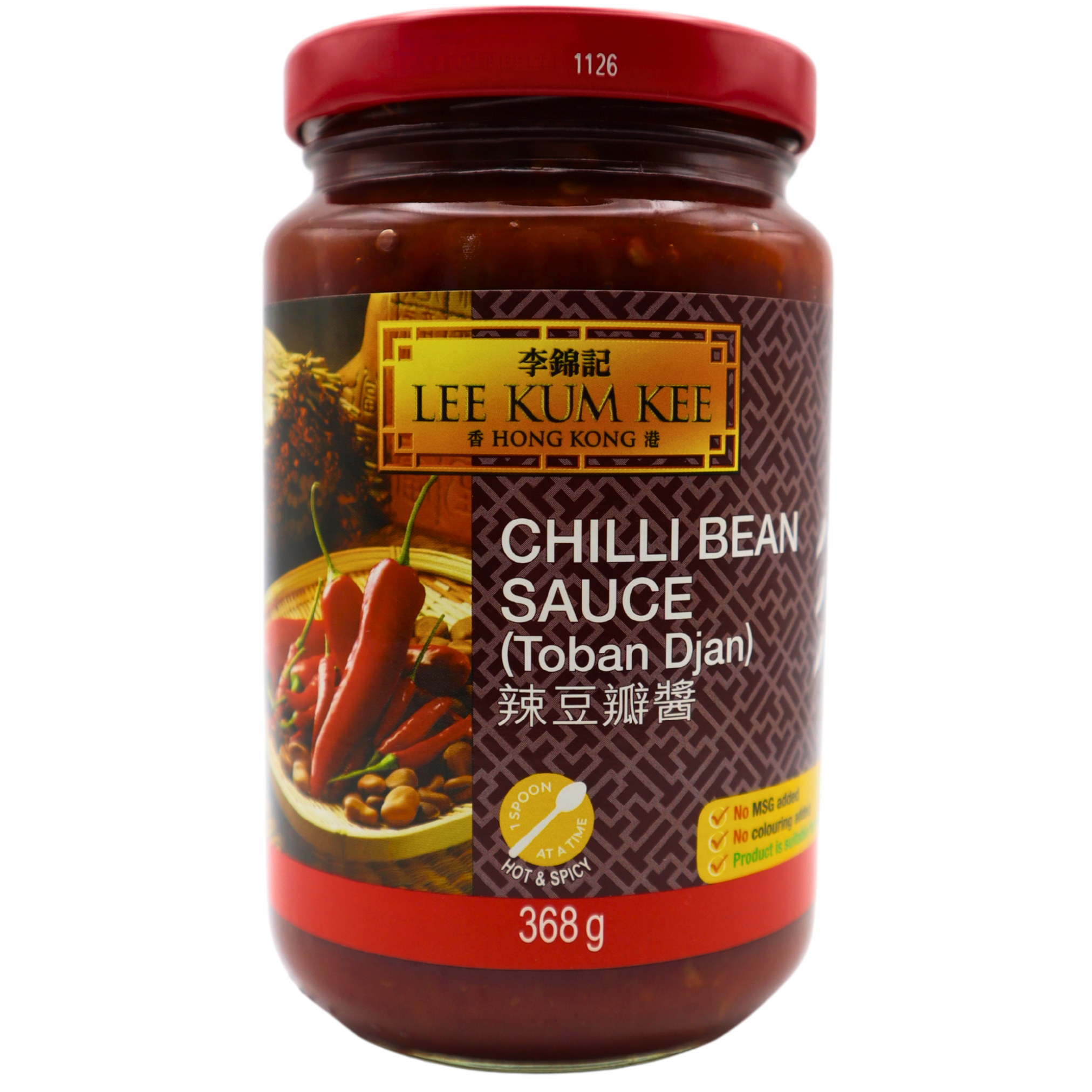 LEE KUM KEE Chili Bohnen (Toban Djan) Sauce 368g