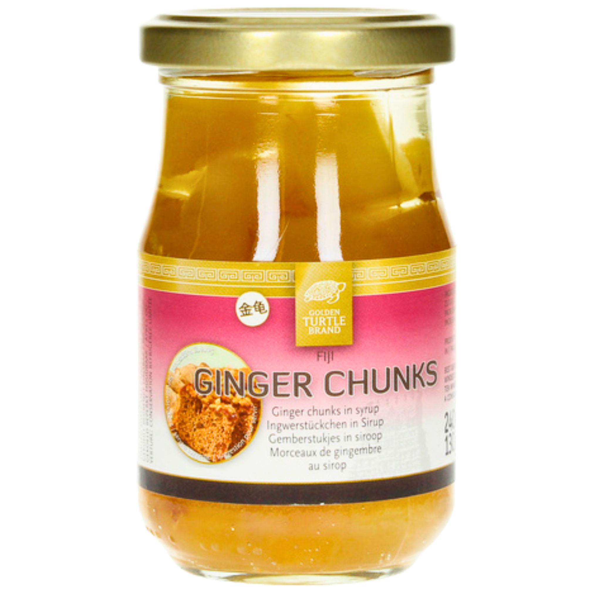Golden Turtle Fiji Ginger Balls Eingelegte Ingwerstücke in Zuckersirup 240g