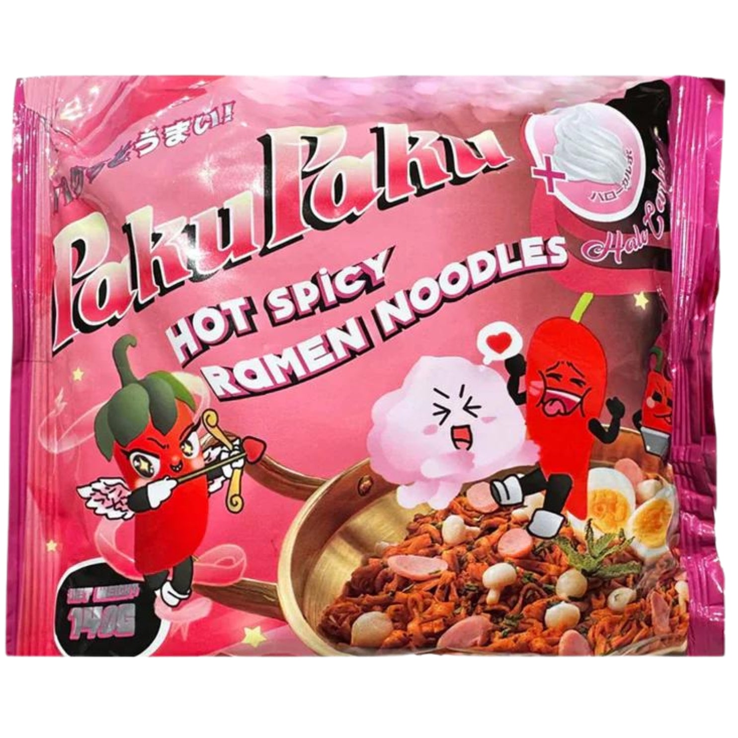 PakuPaku Ramen Nudeln Carbonara Hot Spicy 140g