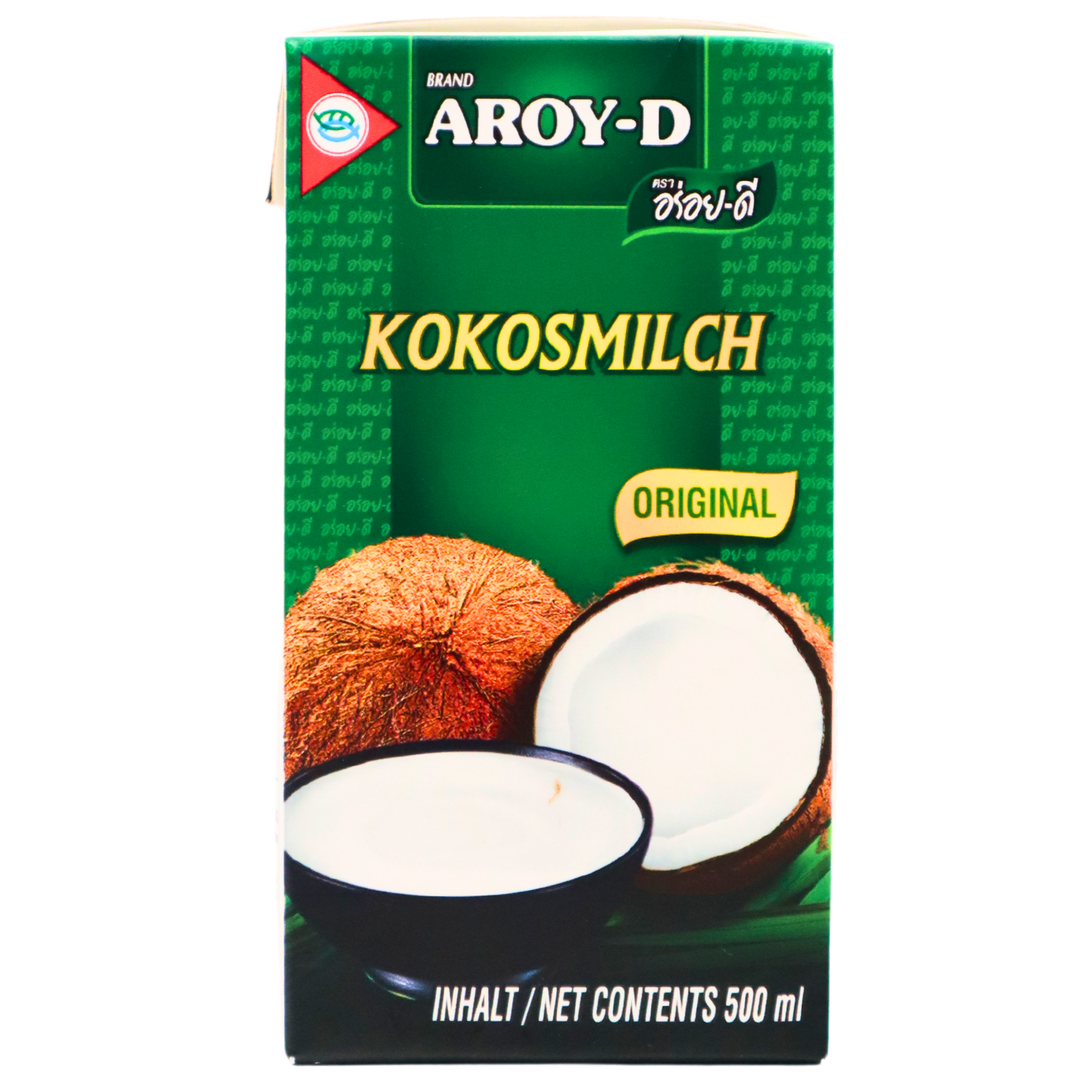 Aroy-D Thailändische Kokosmilch 17,5% Fett  500ml