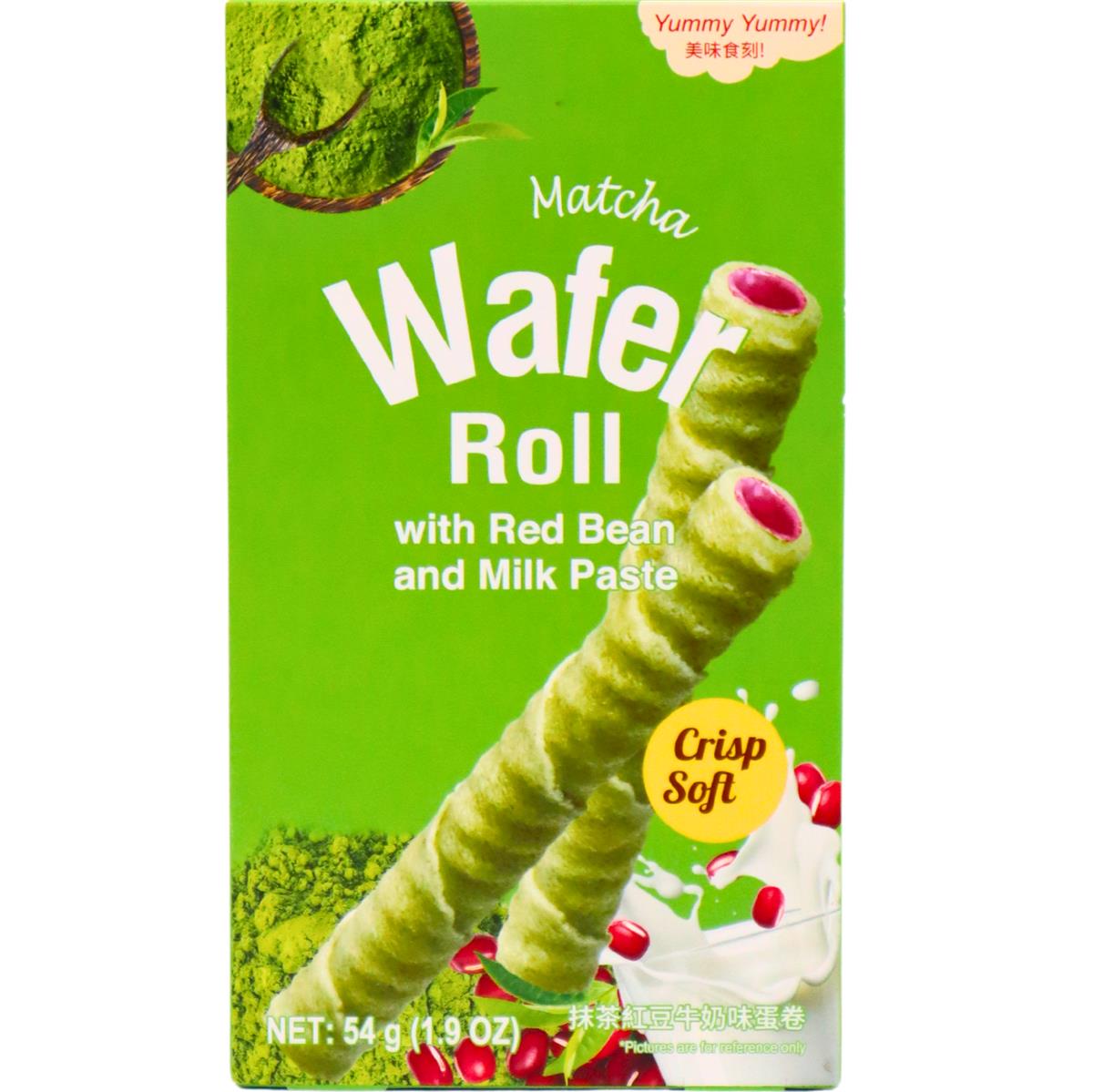 WAFER ROLL Rote Bohne & Milchcreme 54g