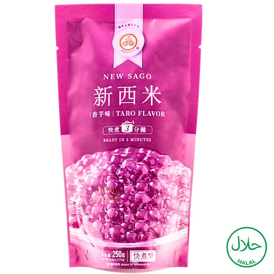 WU FU YUAN Tapioka Bubble Tee Perlen Taro 250g