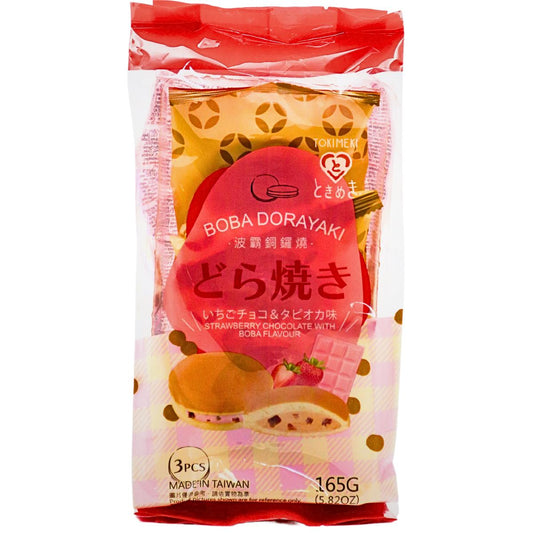 TOKIMEKI Dorayaki - Boba Strawberry 165g