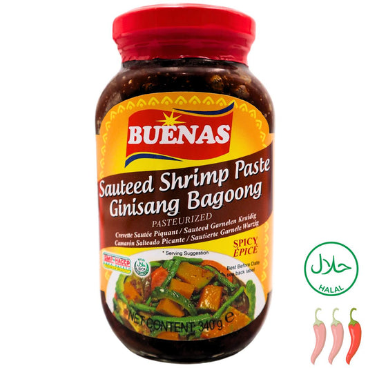 BUENAS Philippinische Shrimp Paste Scharf 340g