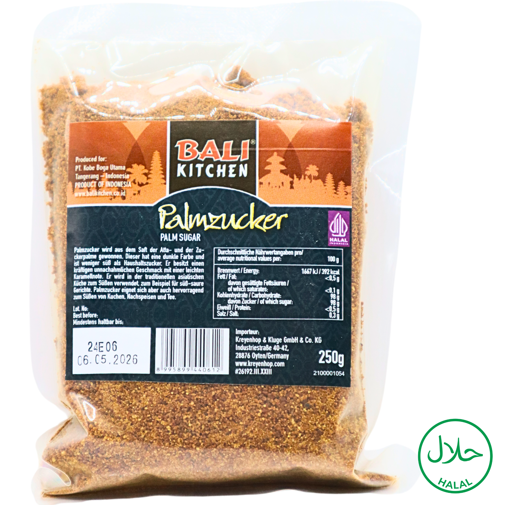 BALI KITCHEN Palmzucker 250g