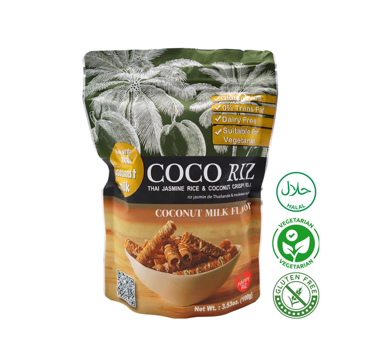 COCO RIZ knusprige Reisrollen - Kokosnuss 100g