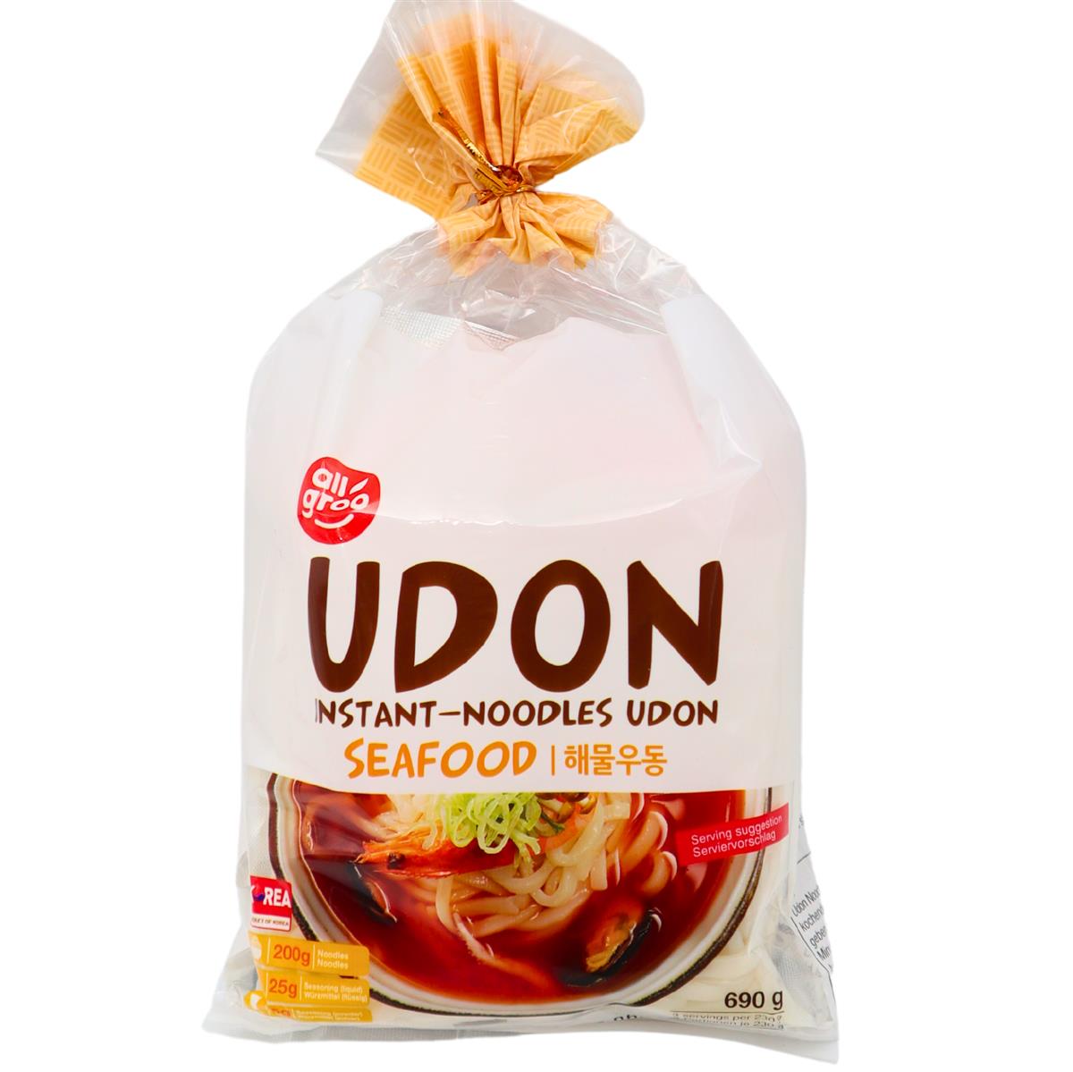 ALLGROO Udon Nudeln Meeresfrüchte 690g