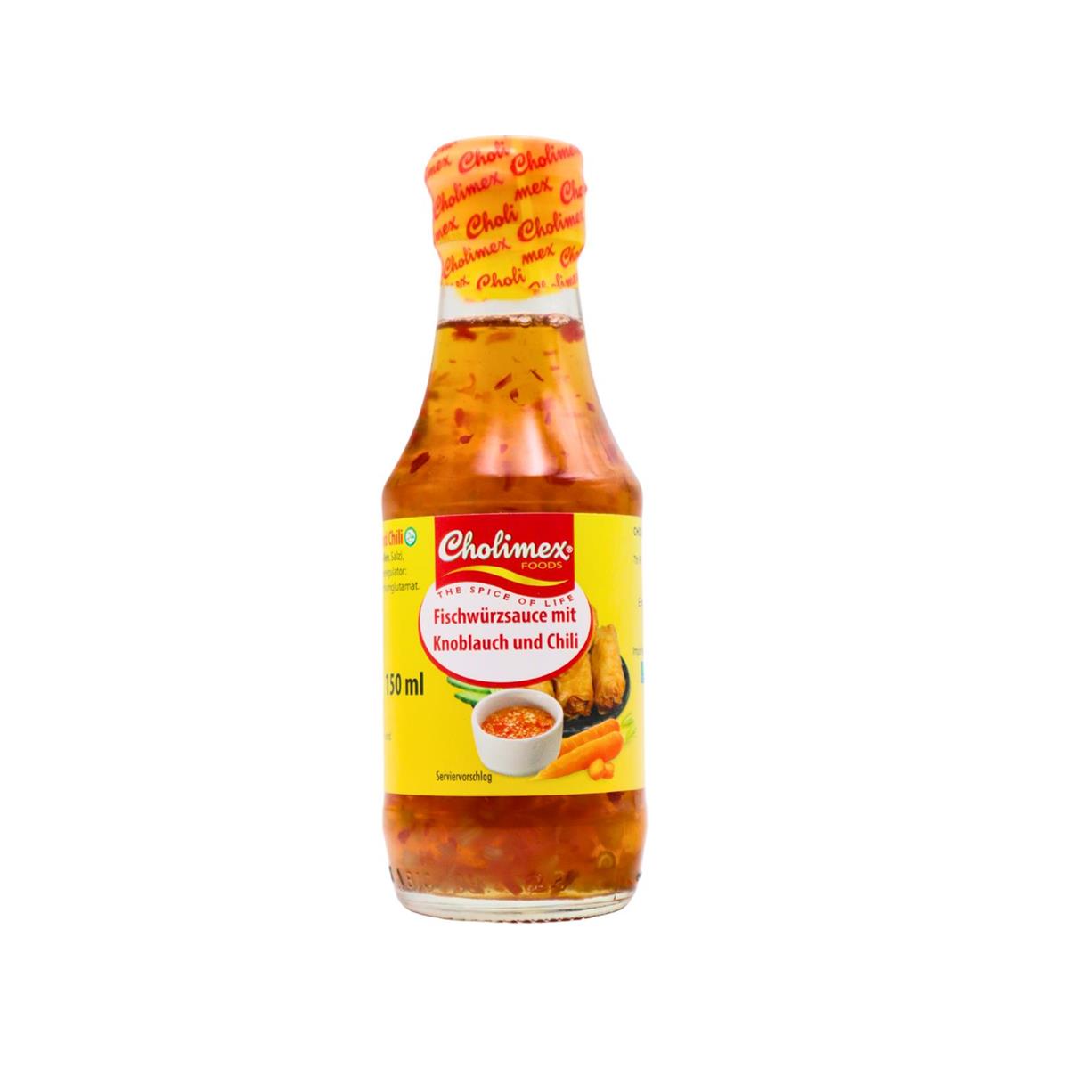 CHOLIMEX Fischwürzsauce mit Knoblauch und Chili 150ml
