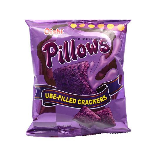 OISHI Pillows Ube gefüllter Cracker 38g