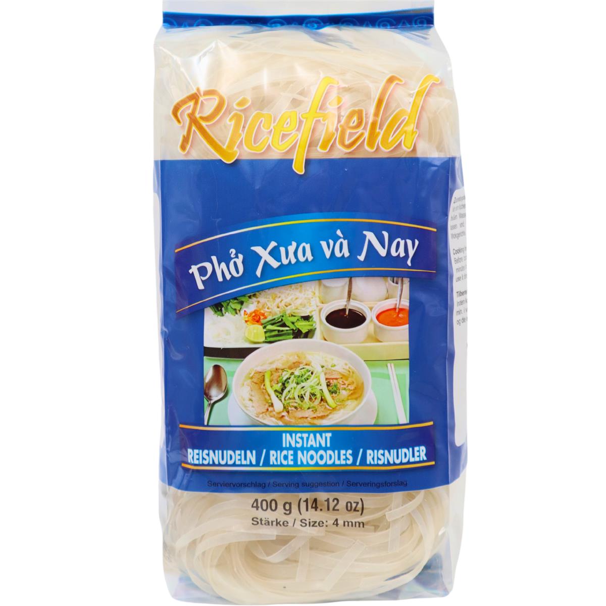 RICEFIELD Reisnudeln Pho Xua Va Nay 4mm 400g