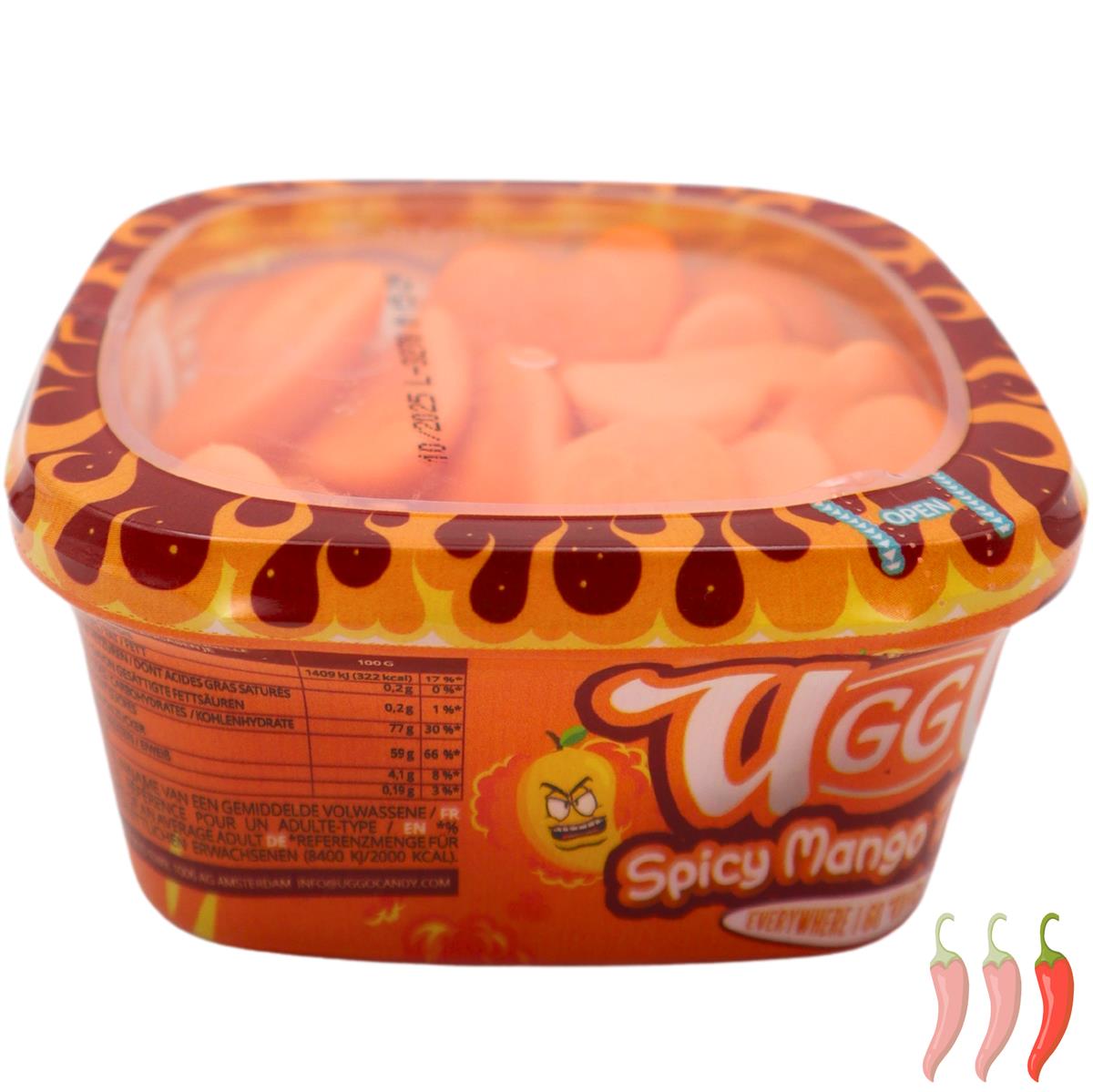 UGGO scharfe Mango Fruchtgummi 200g