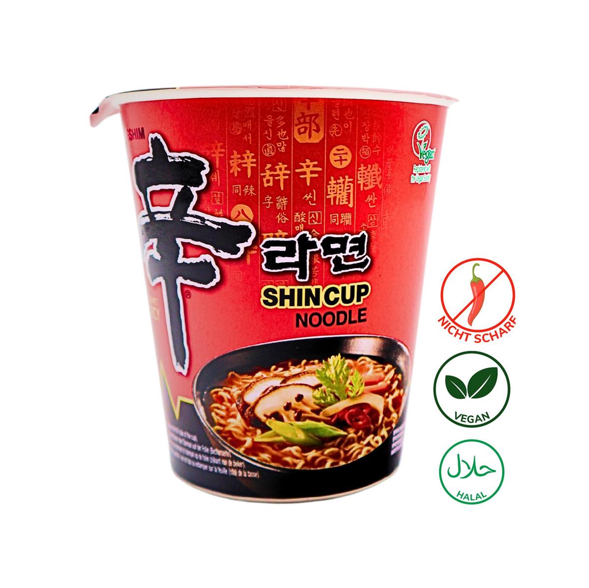 NONGSHIM Instant Ramen Shin Ramyun Cup klein 68g