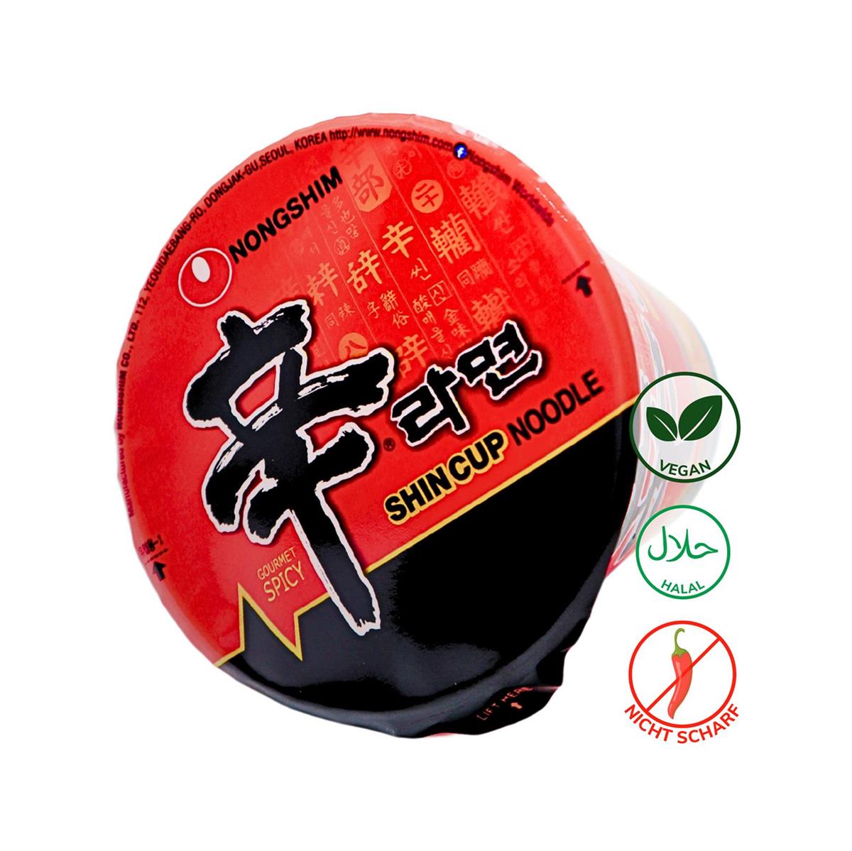 NONGSHIM Instant Ramen Shin Ramyun Cup klein 68g