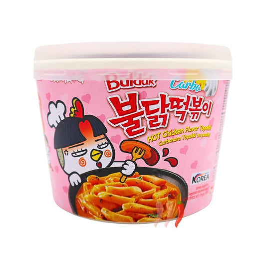 SAMYANG Buldak Topokki Cup - Carbonara 179g (pink)