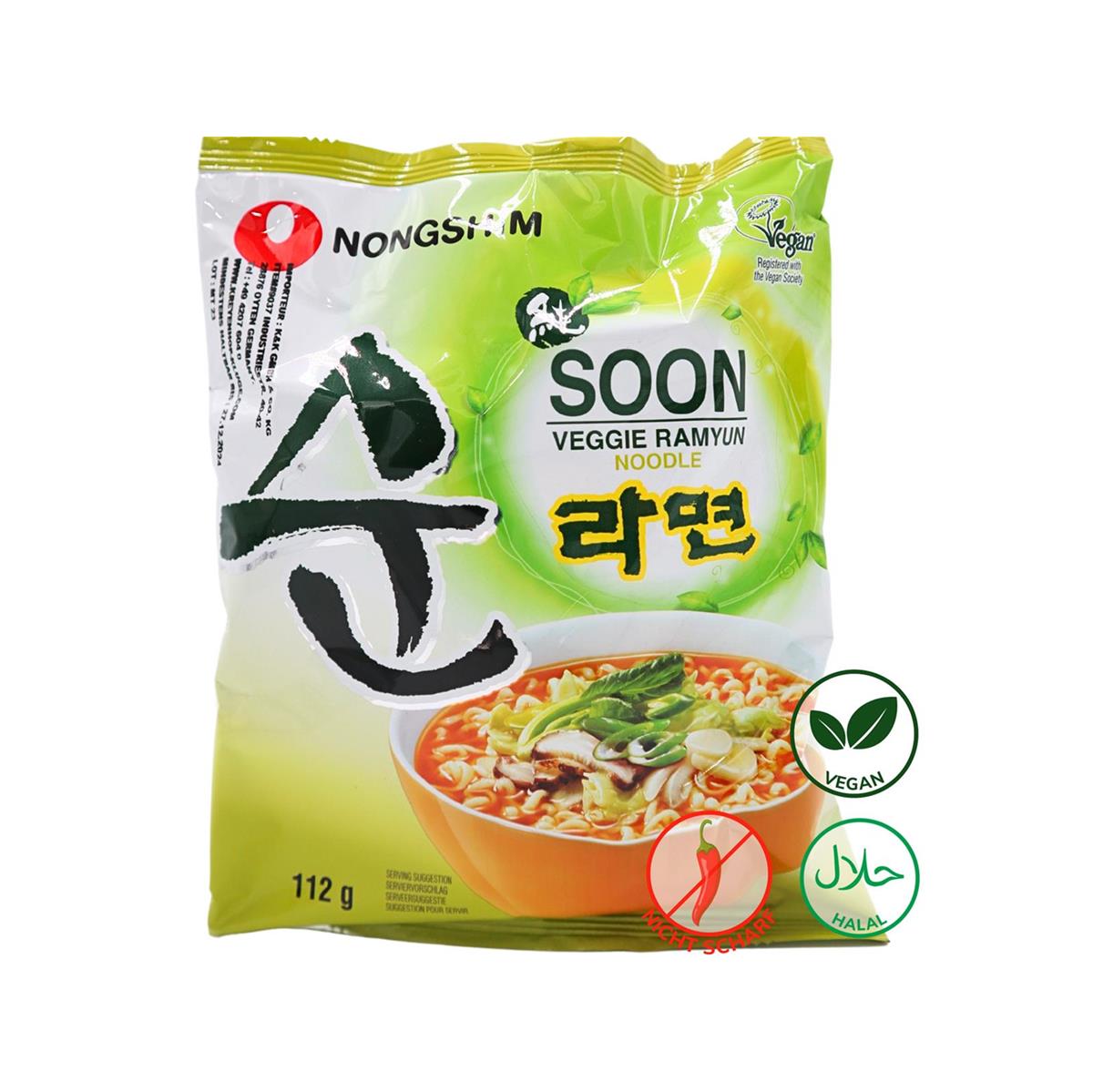 NONGSHIM Instant Ramen Vegetarisch 112g