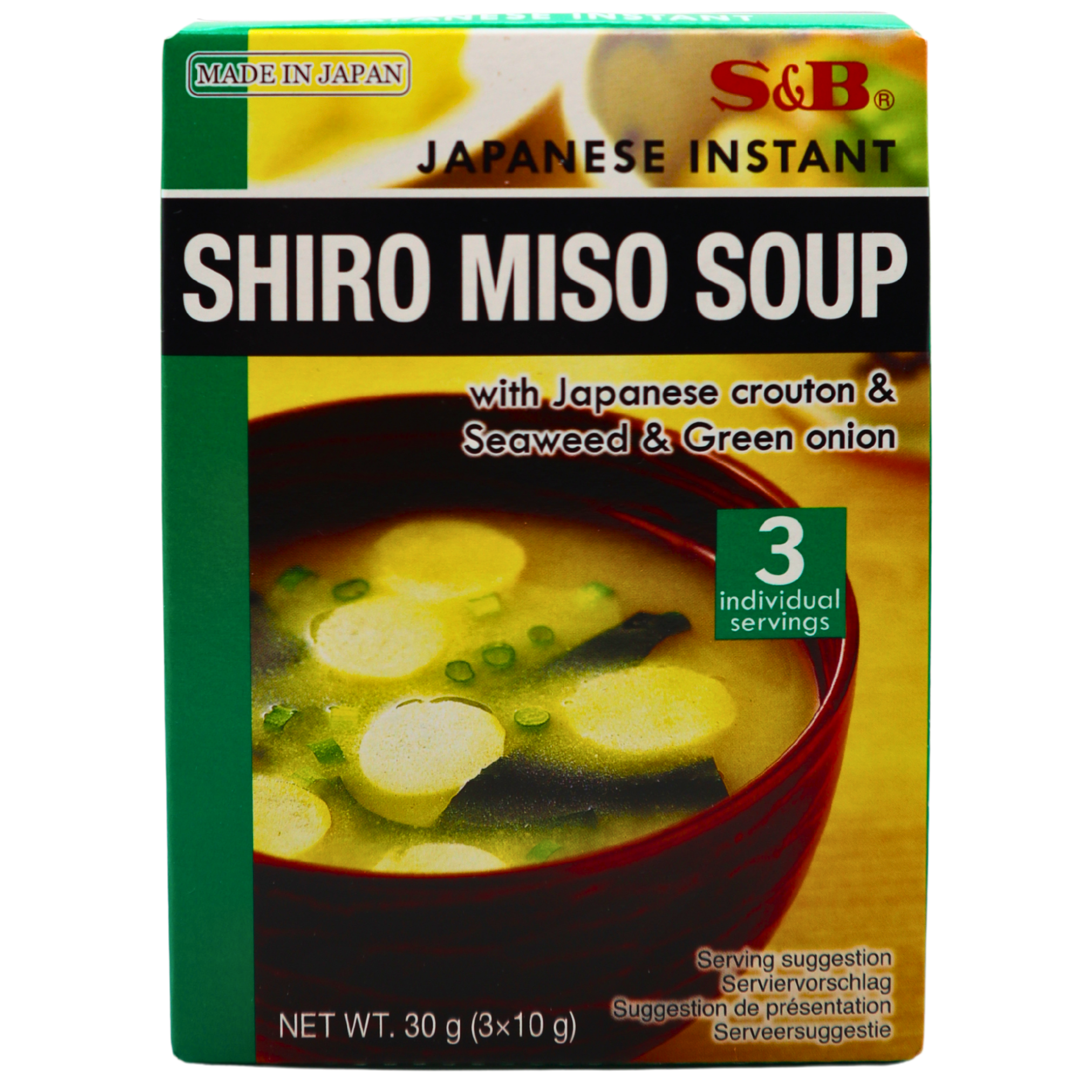 S&B Instant Shiro Miso Suppe 30g