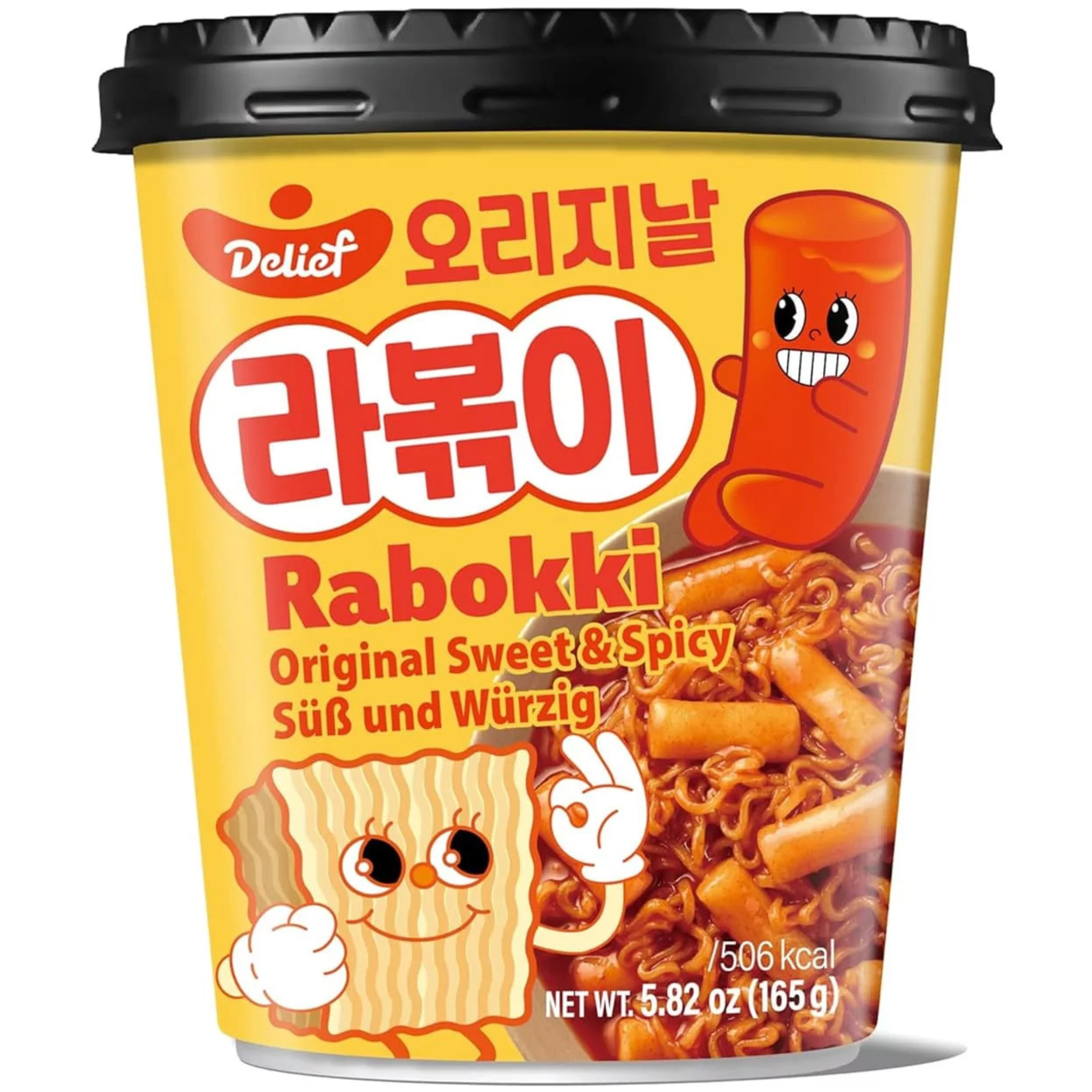 Delief Rabokki Cup Sweet & Spicy 120g