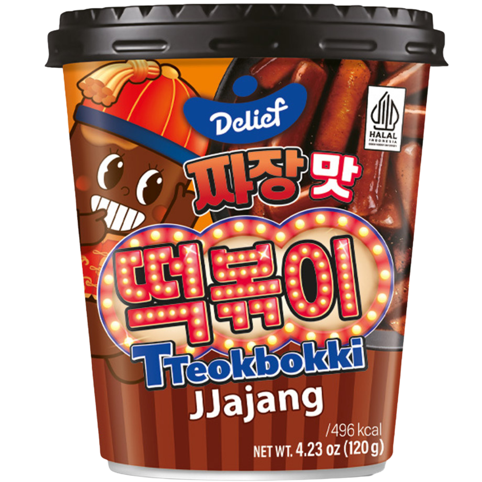 Delief Tteokbokki Cup Jjajang 120g