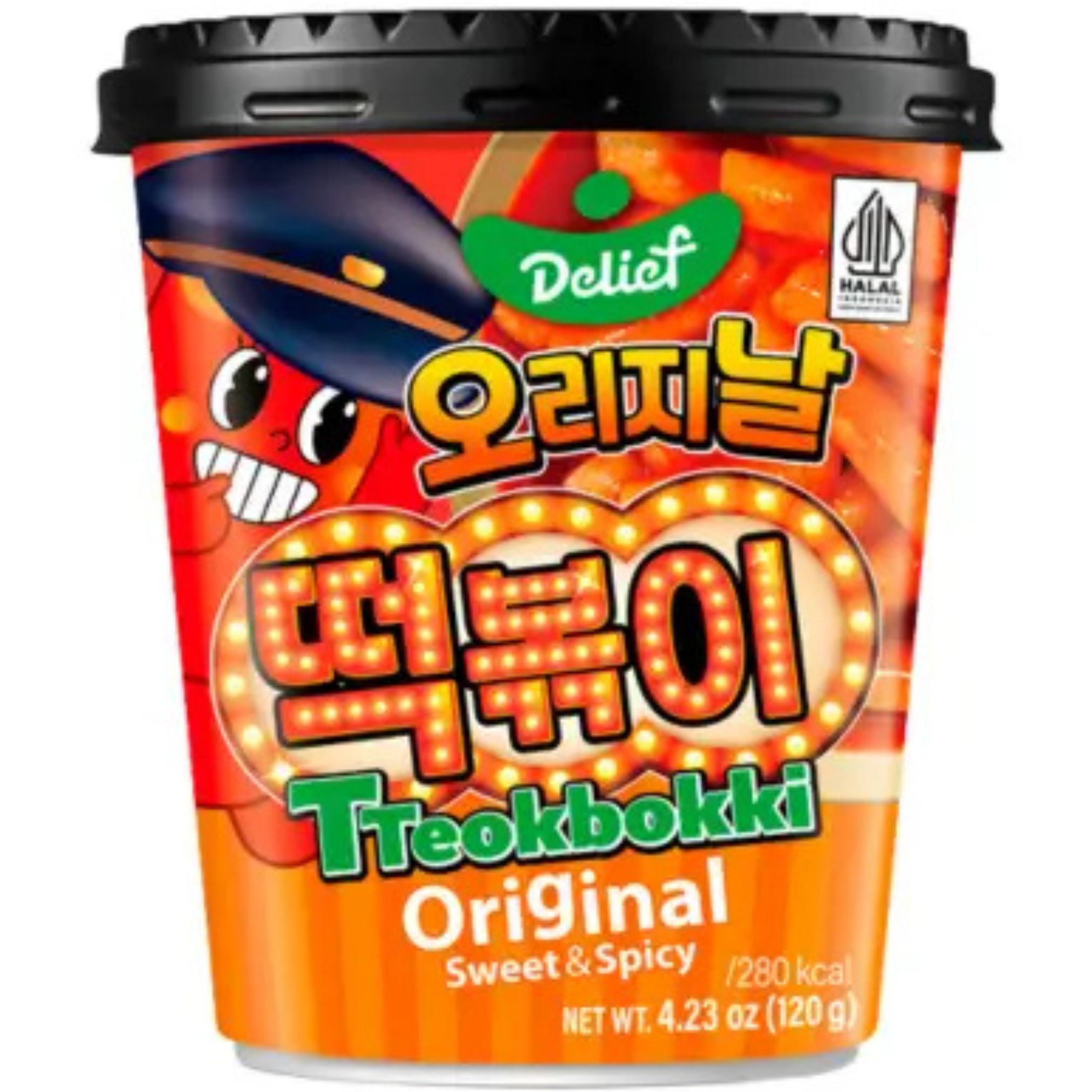 Delief Topokki in Süß-scharfer Sauce 120g