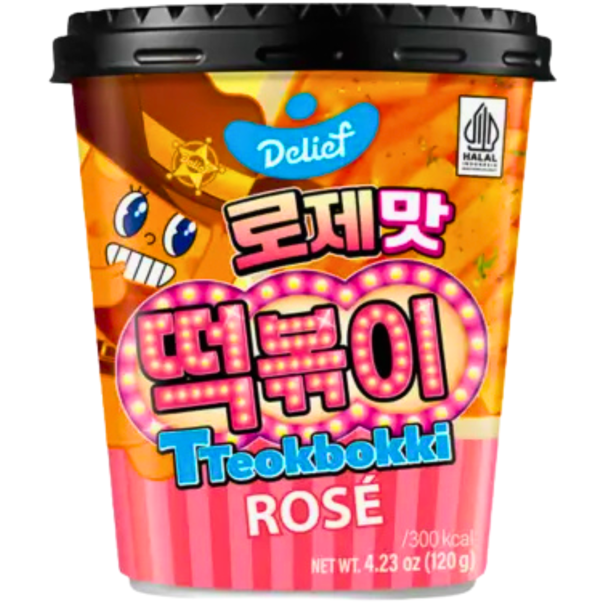 Delief Tteokbokki Cup Rose 120g