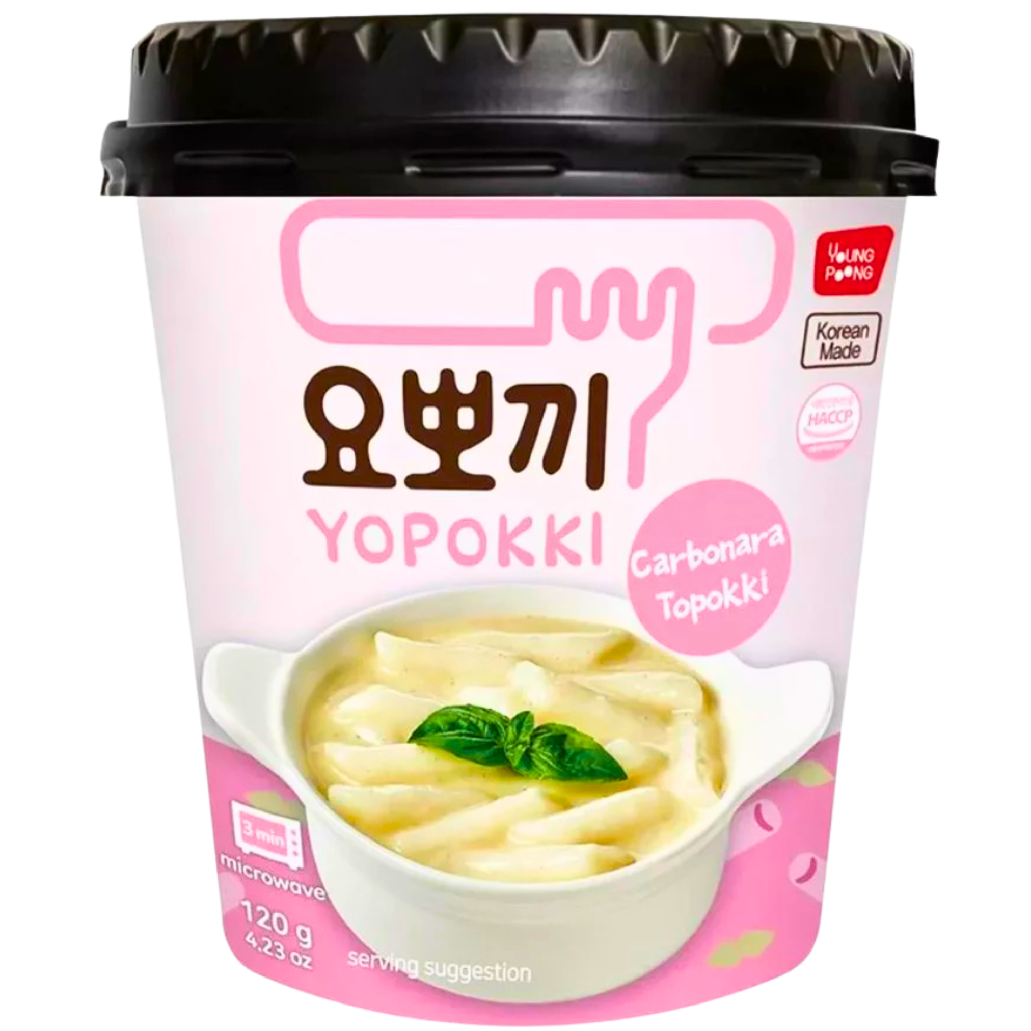 Yopokki Topokki Carbonara  Reiskuchen 120g