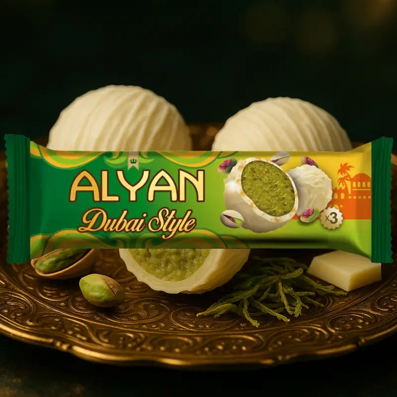 Alyan Dubai Style Truffino Weiße Schokolade mit Pistazien-Knafeh 39g